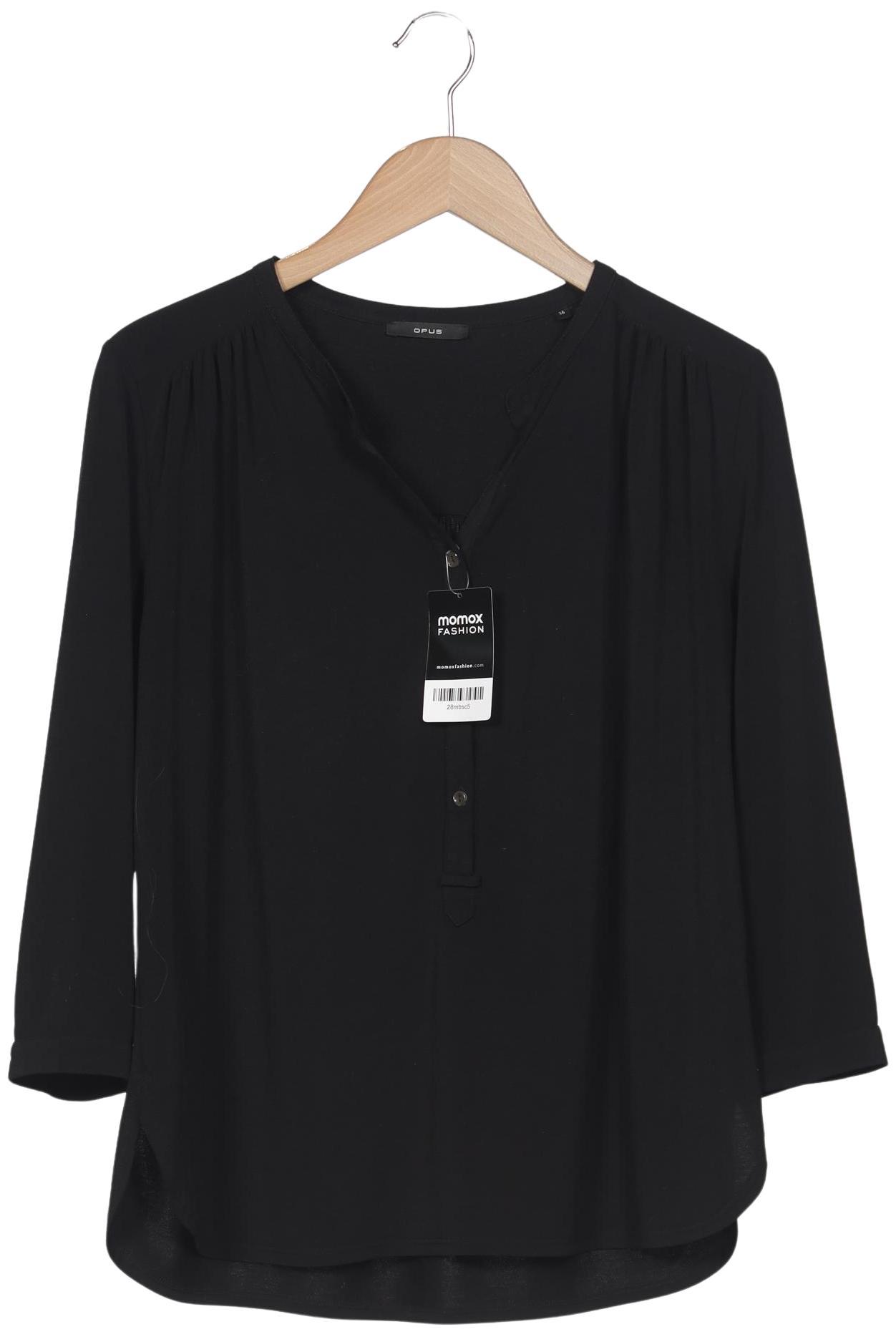 

Opus Damen Langarmshirt, schwarz, Gr. 36