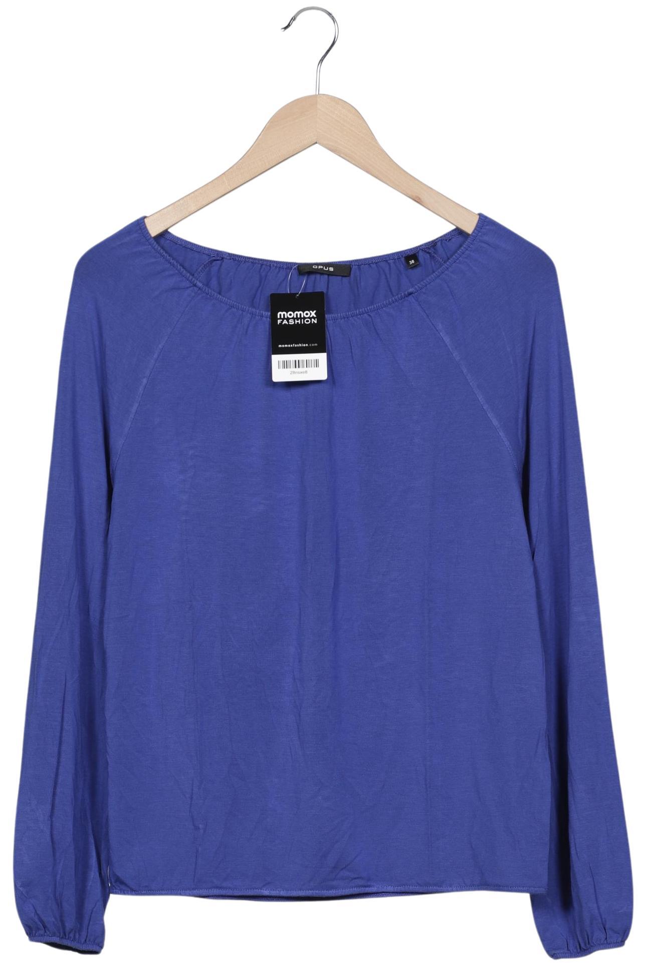 

Opus Damen Langarmshirt, blau, Gr. 38
