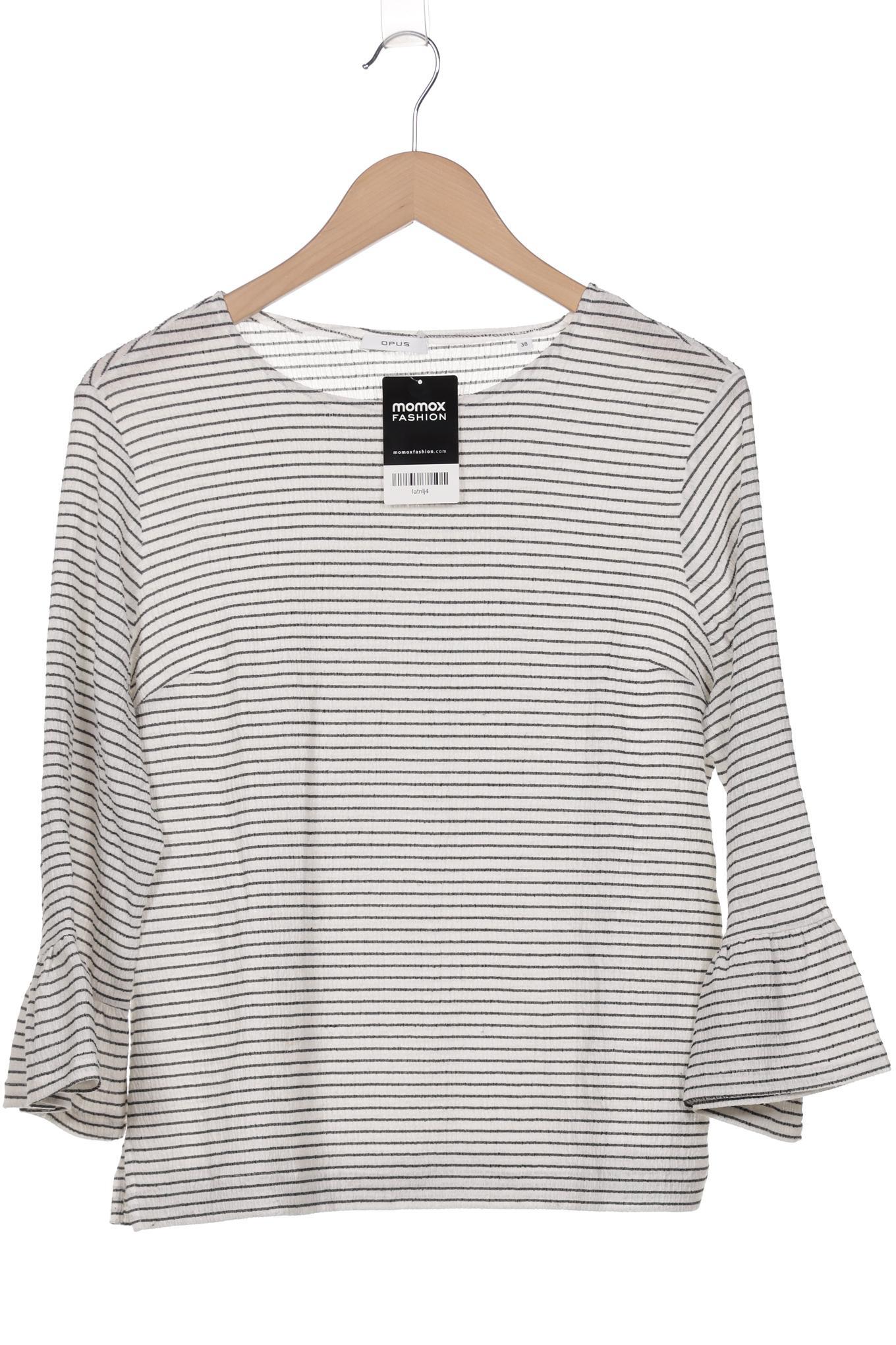 

Opus Damen Langarmshirt, weiß, Gr. 38