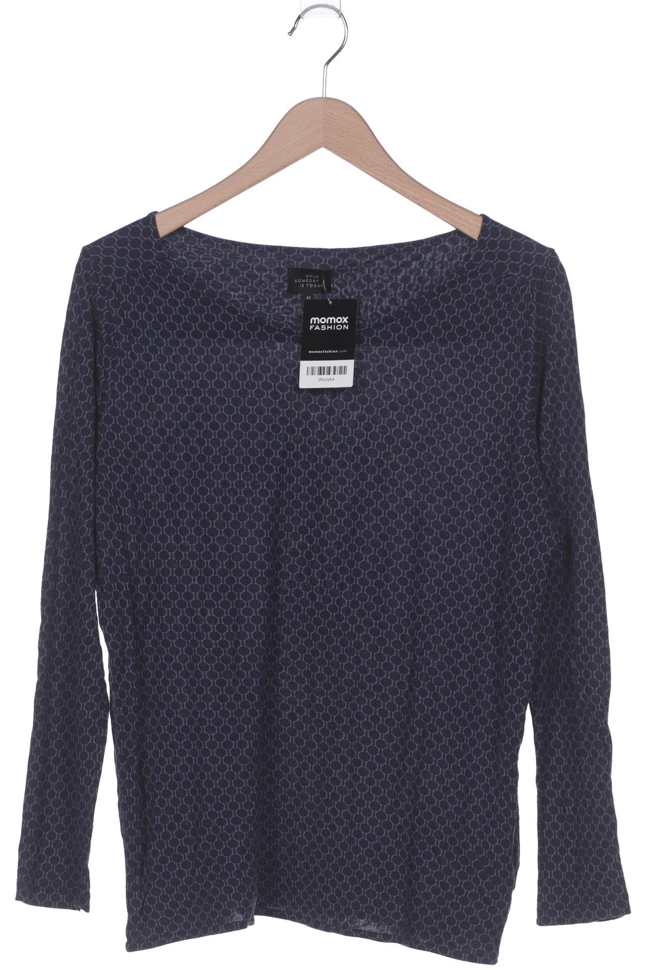 

Opus Damen Langarmshirt, marineblau, Gr. 42