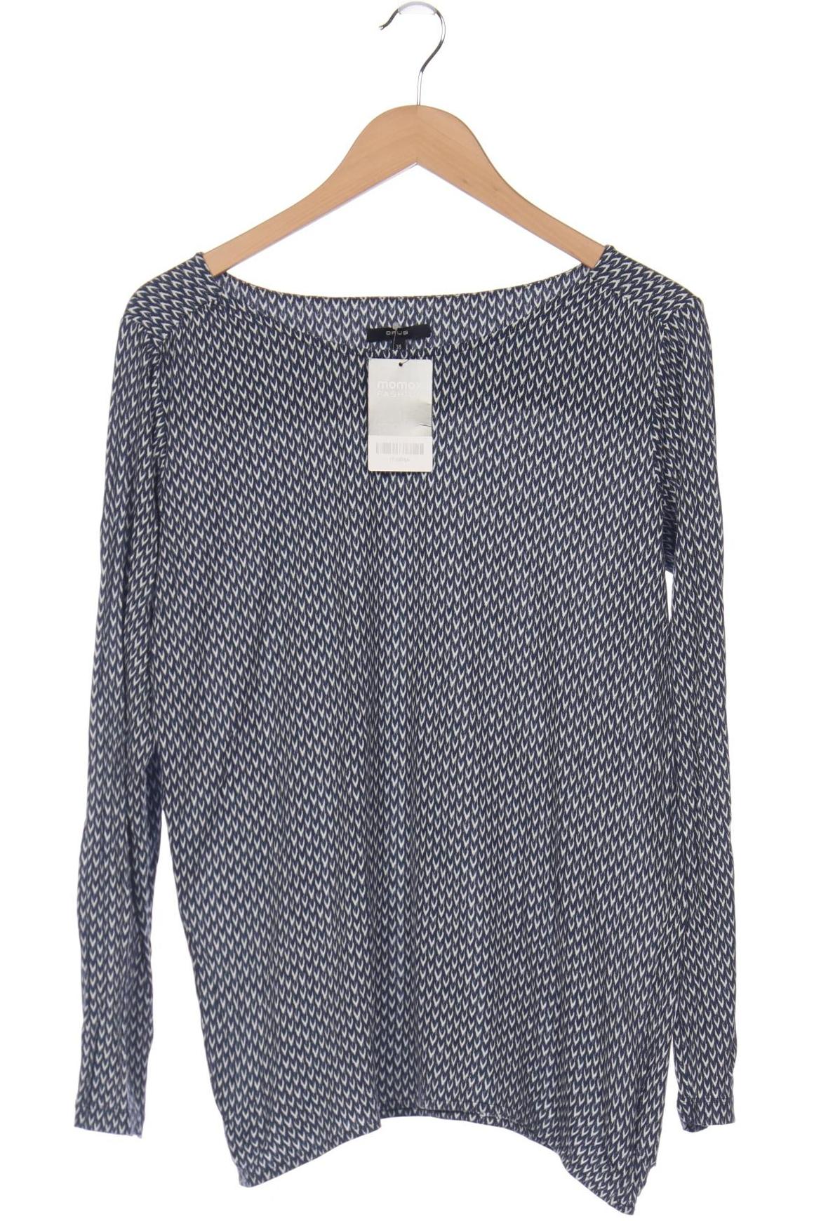 

Opus Damen Langarmshirt, blau, Gr. 38