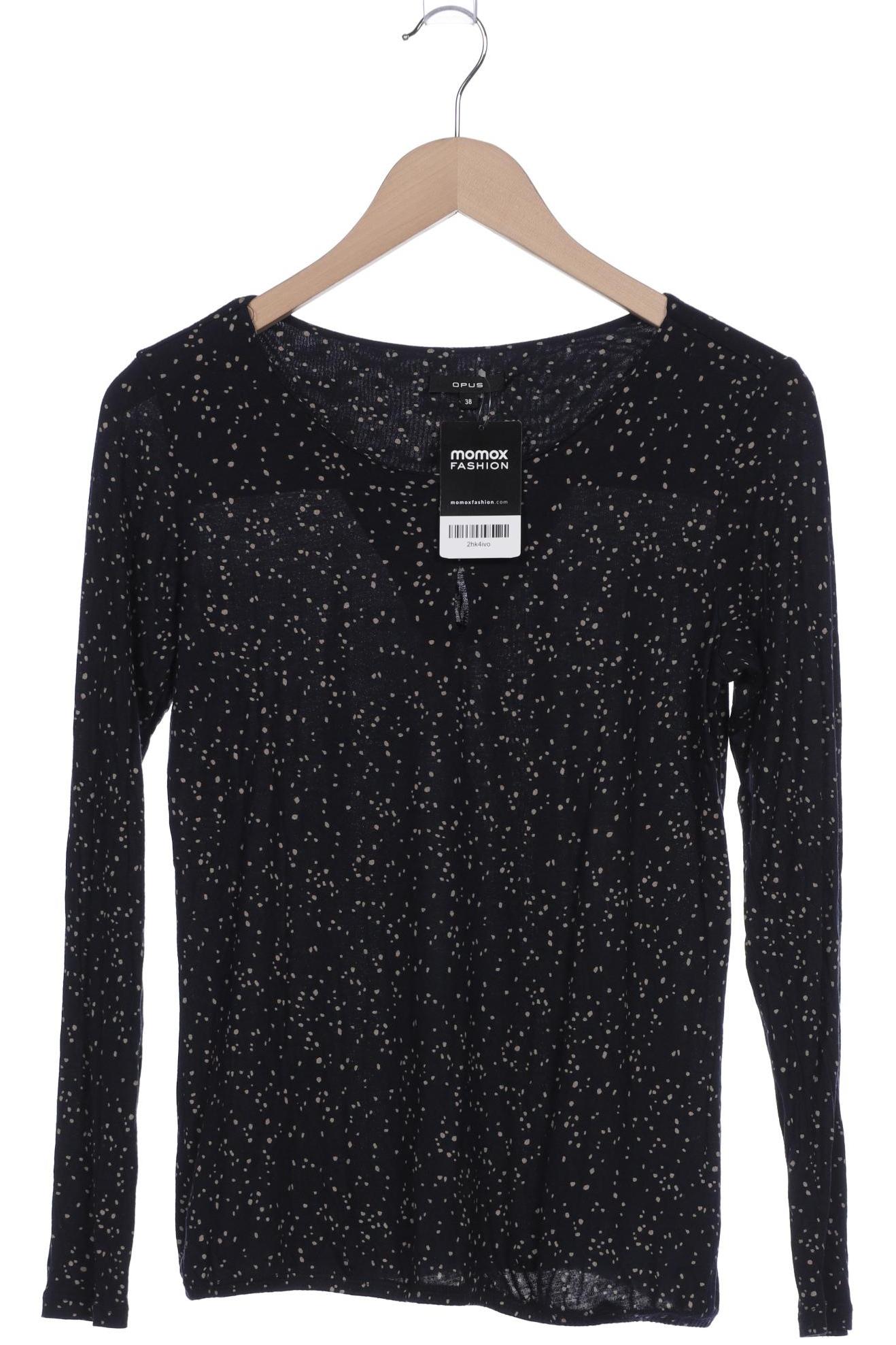 

Opus Damen Langarmshirt, marineblau, Gr. 38