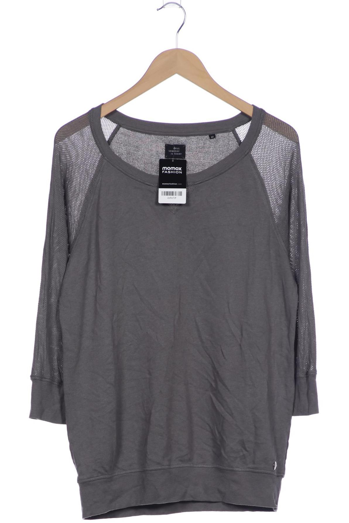 

Opus Damen Langarmshirt, grau, Gr. 42