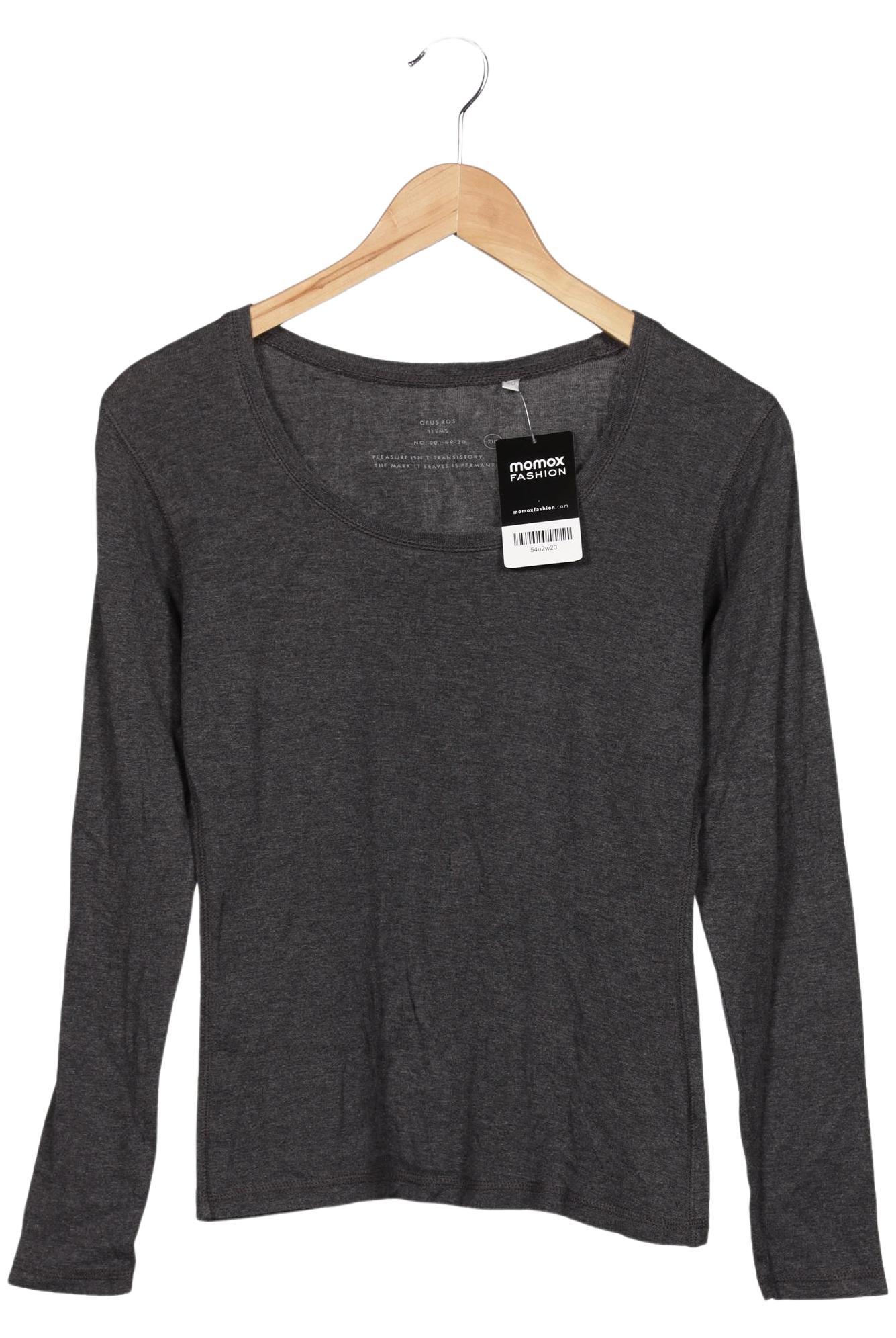 

Opus Damen Langarmshirt, grau, Gr. 40