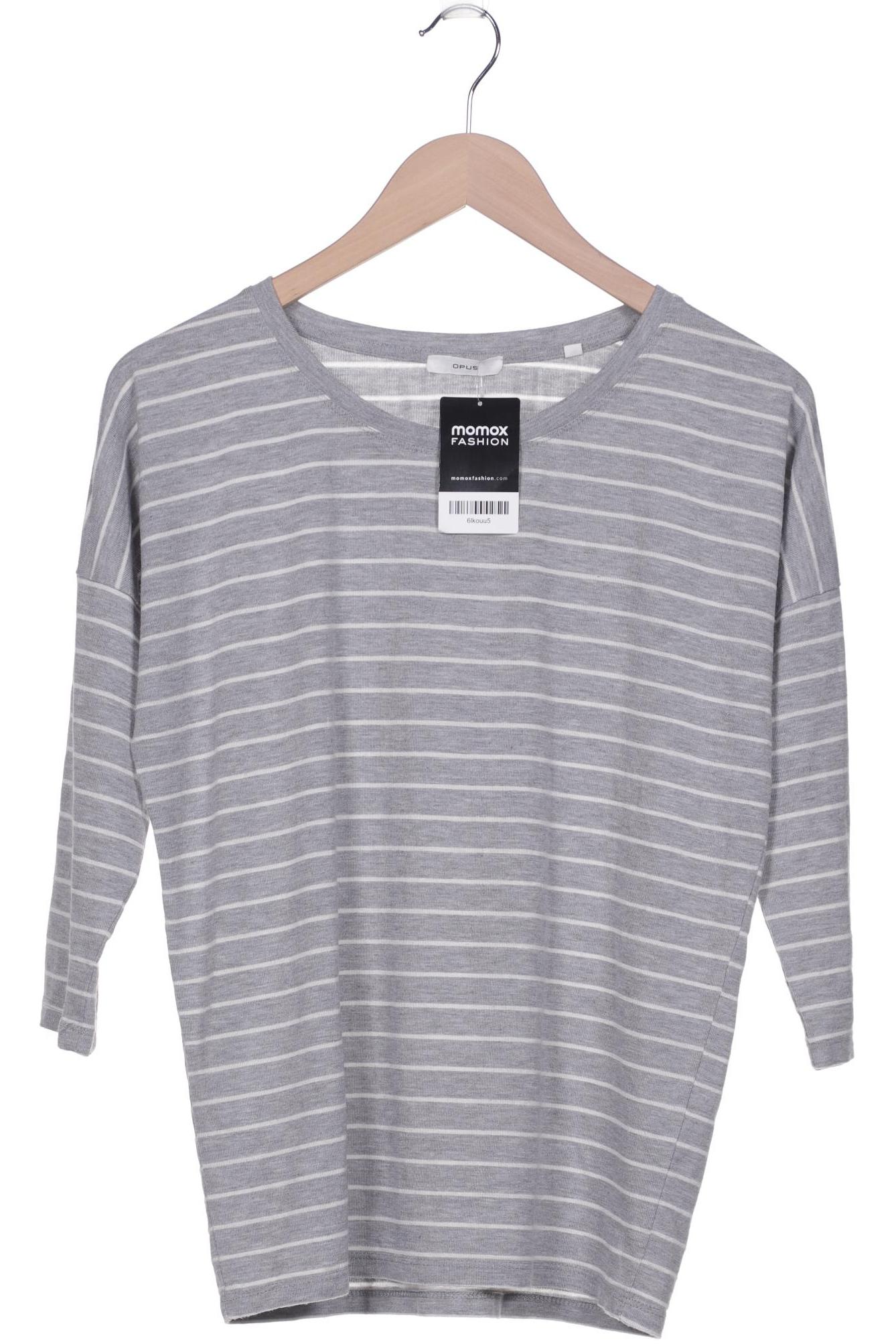 

Opus Damen Langarmshirt, grau, Gr. 36
