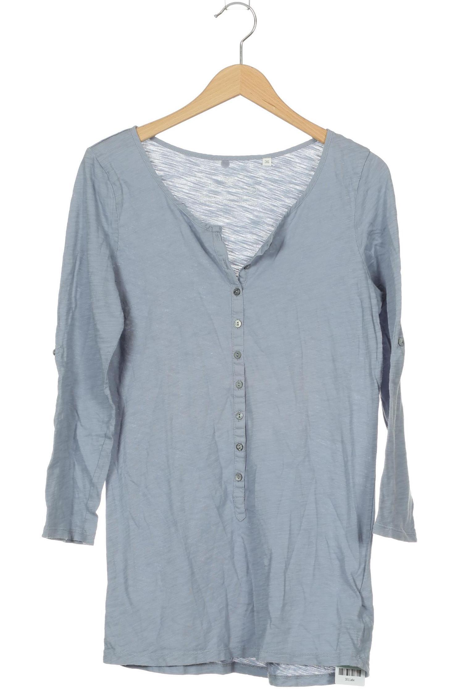 

Opus Damen Langarmshirt, blau, Gr. 36