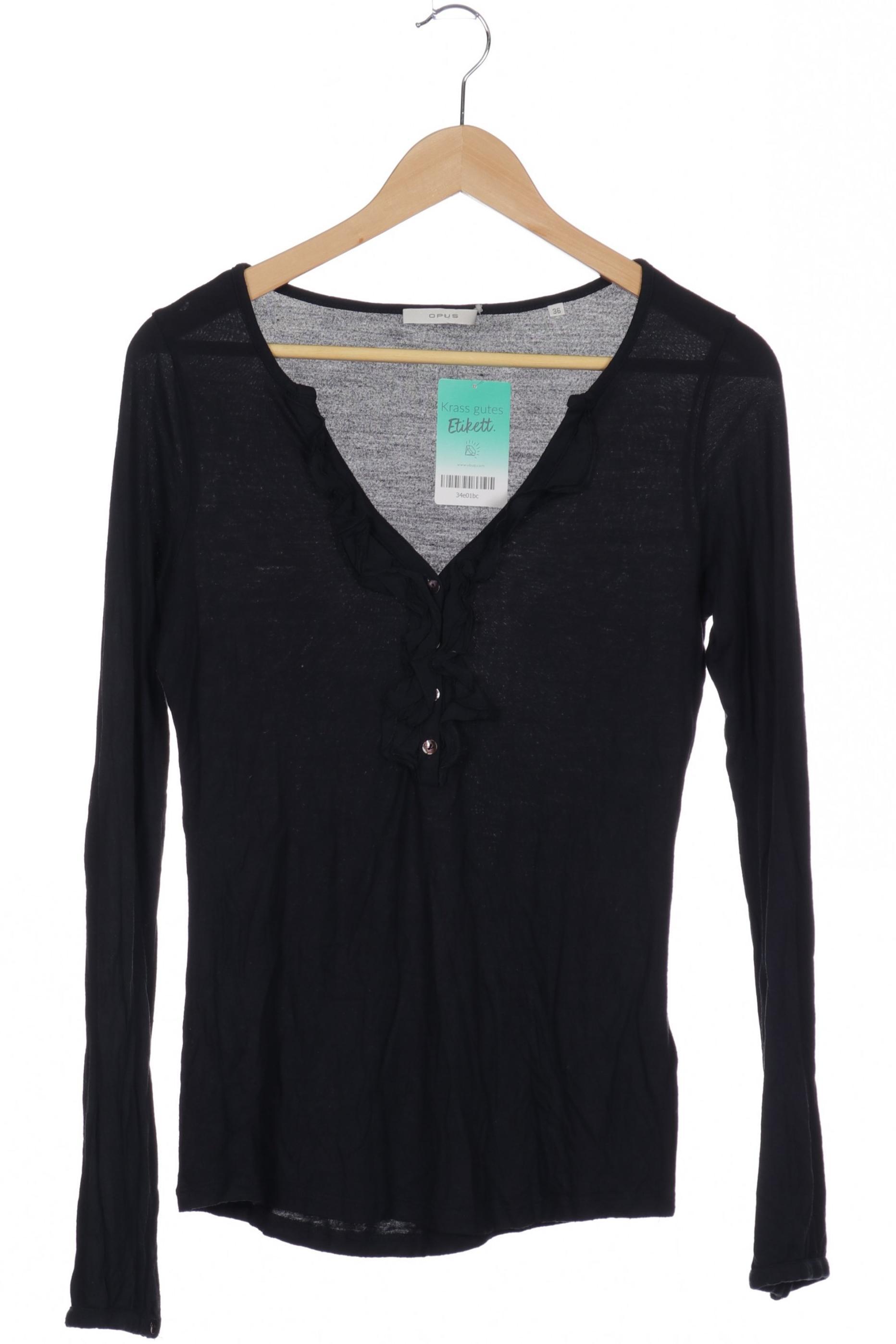 

Opus Damen Langarmshirt, blau, Gr. 36