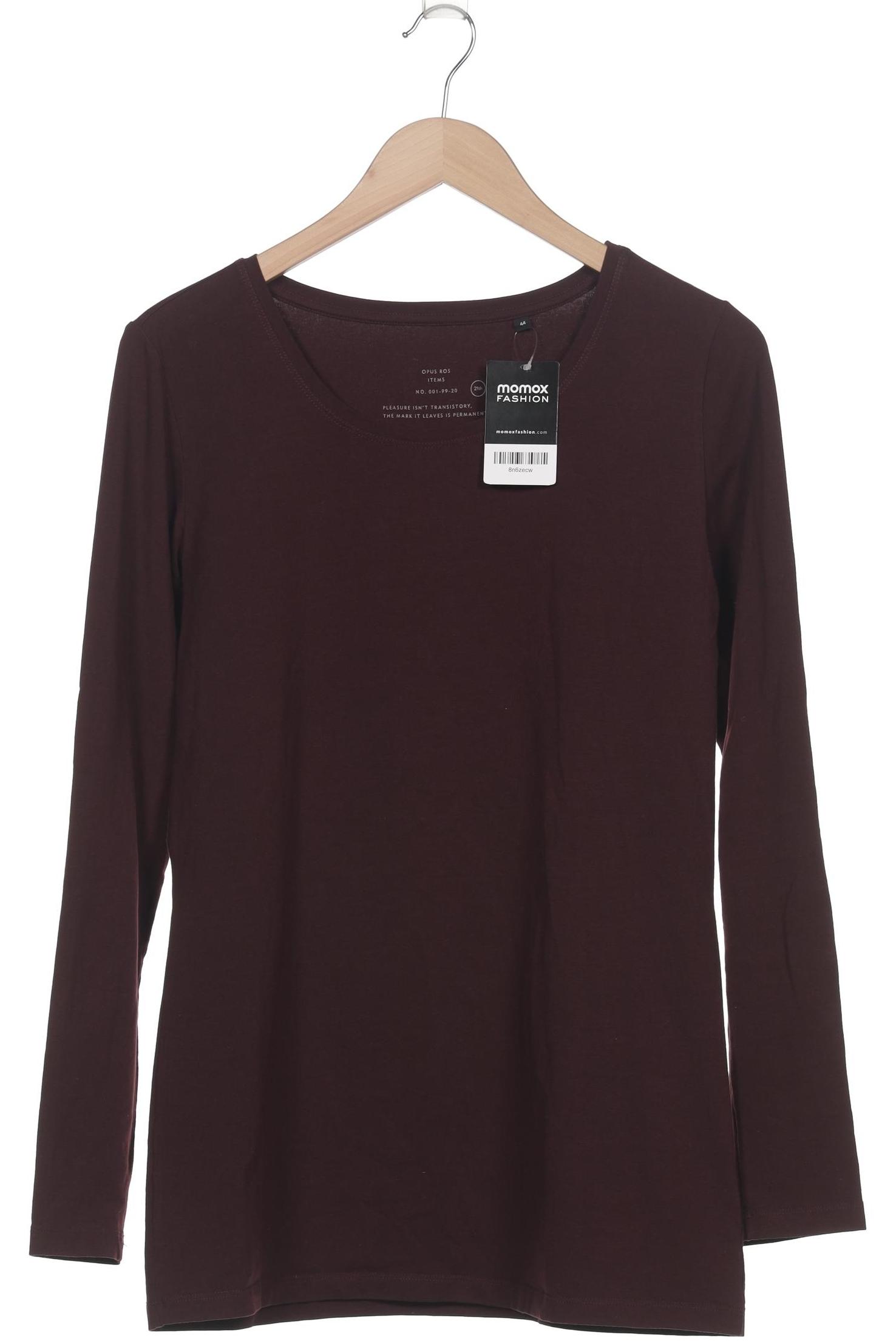 

Opus Damen Langarmshirt, bordeaux, Gr. 44