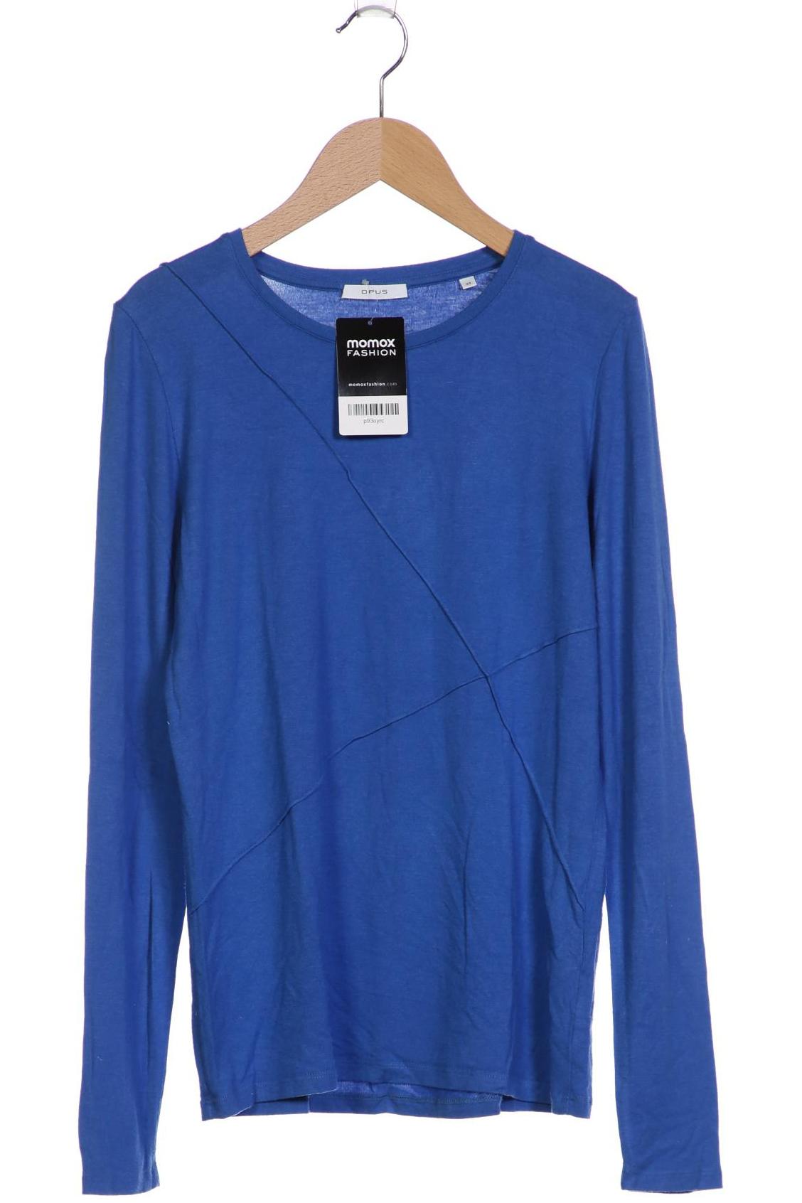 

Opus Damen Langarmshirt, blau, Gr. 38