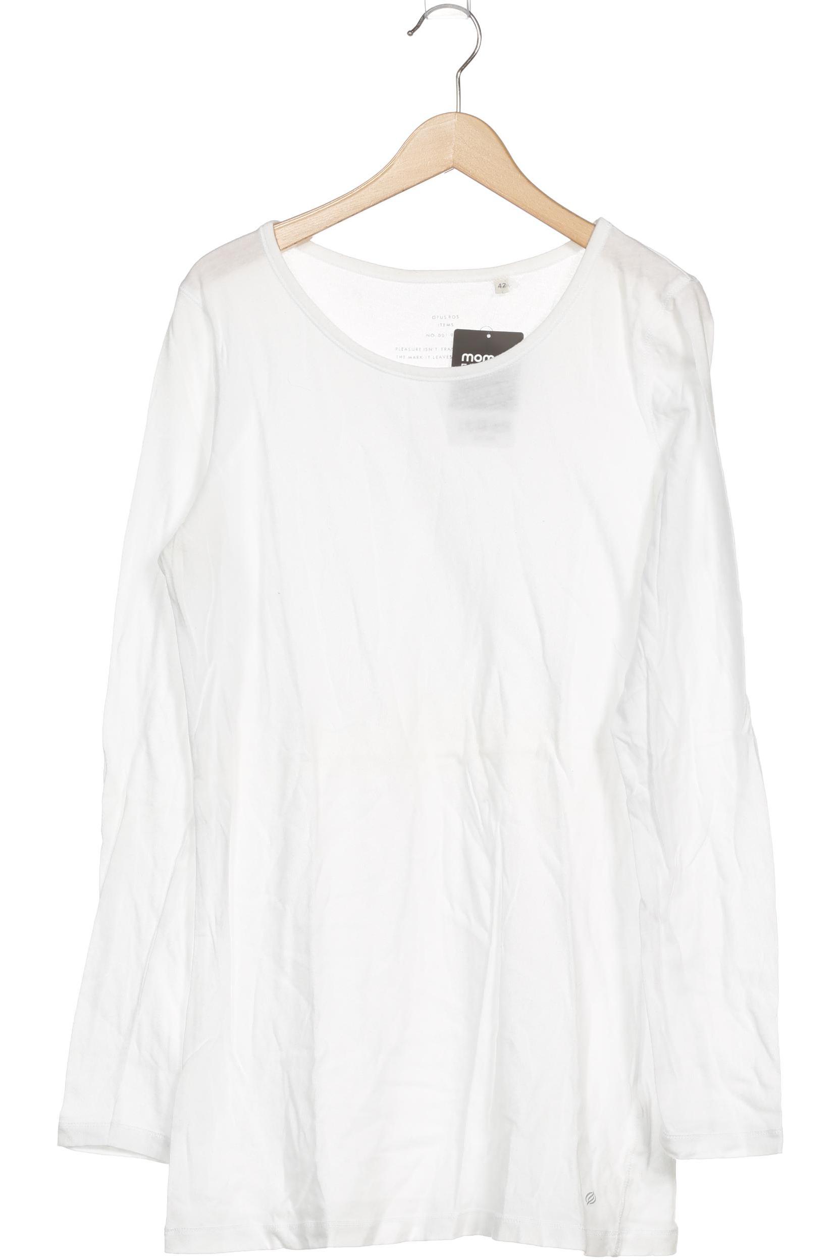 

Opus Damen Langarmshirt, weiß, Gr. 42