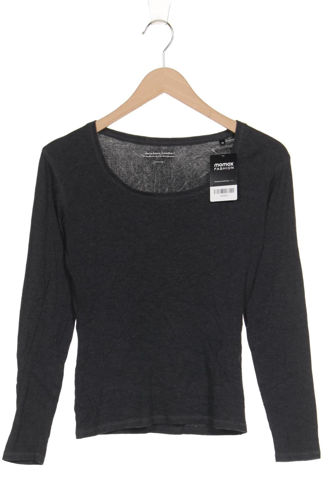 

Opus Damen Langarmshirt, grau, Gr. 38