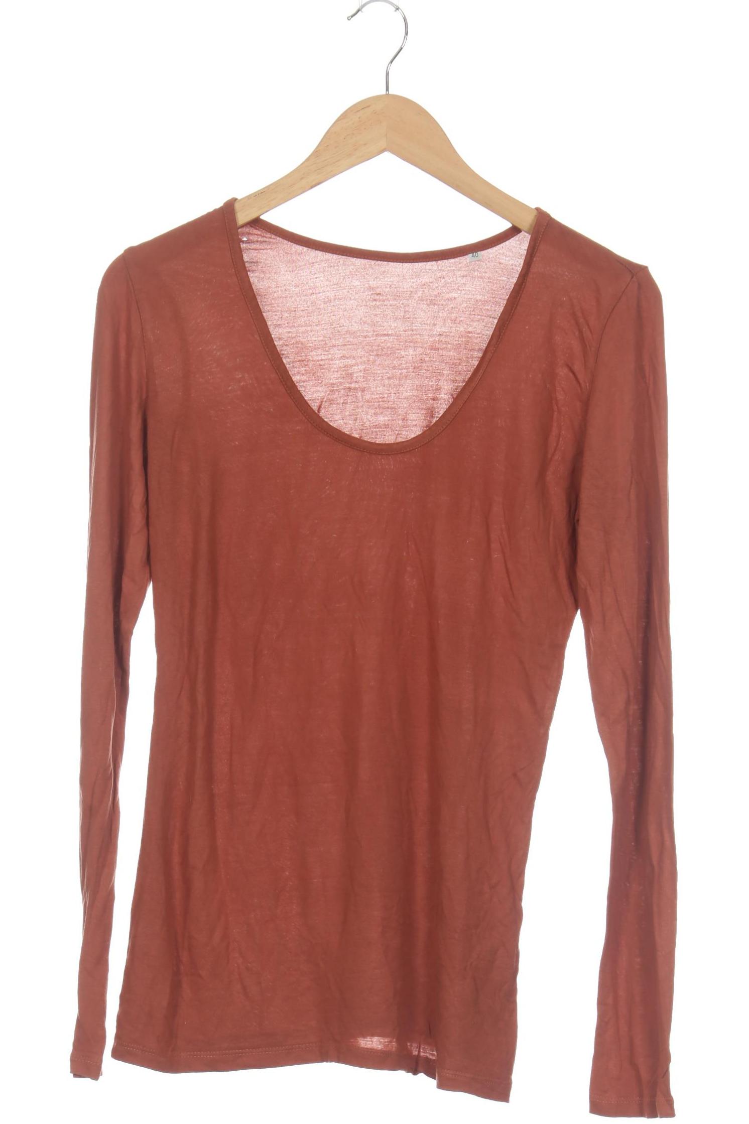 

Opus Damen Langarmshirt, braun, Gr. 40