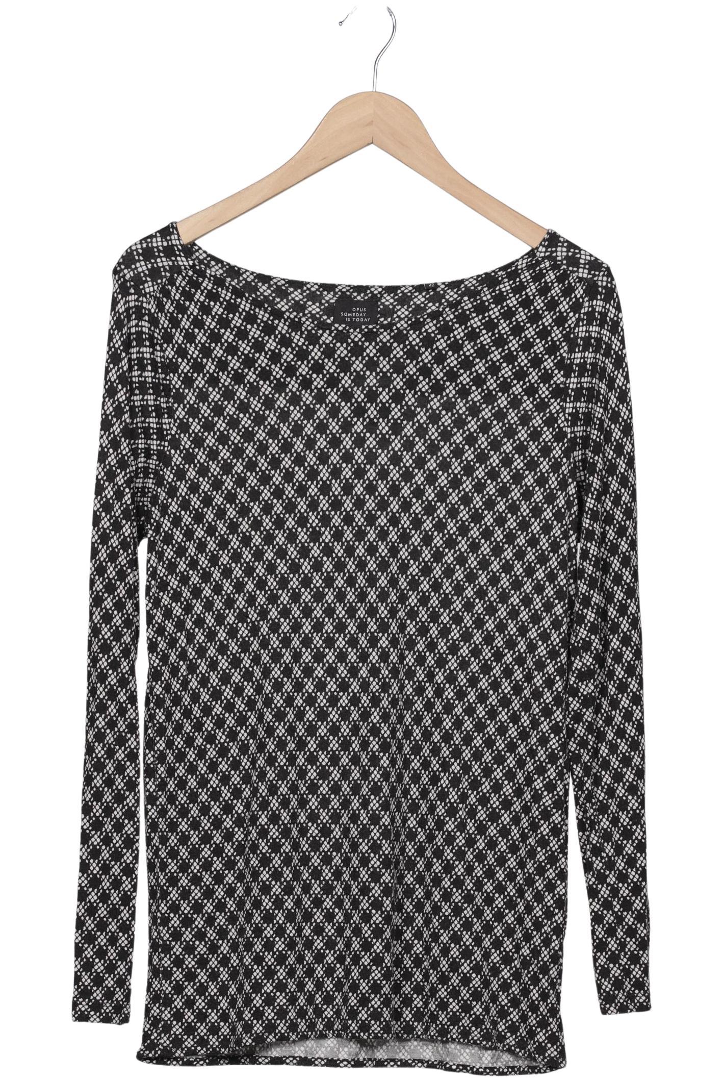 

Opus Damen Langarmshirt, schwarz, Gr. 42