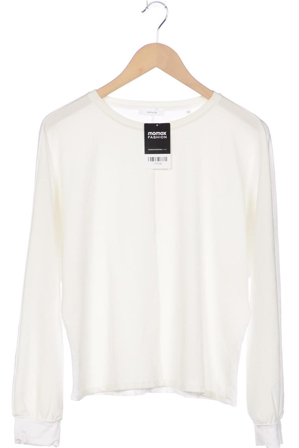 

Opus Damen Langarmshirt, weiß, Gr. 38