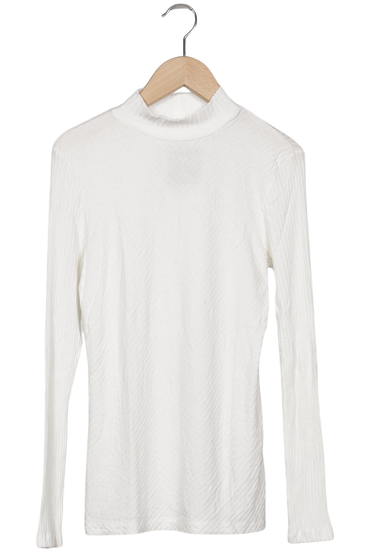 

Opus Damen Langarmshirt, weiß, Gr. 38