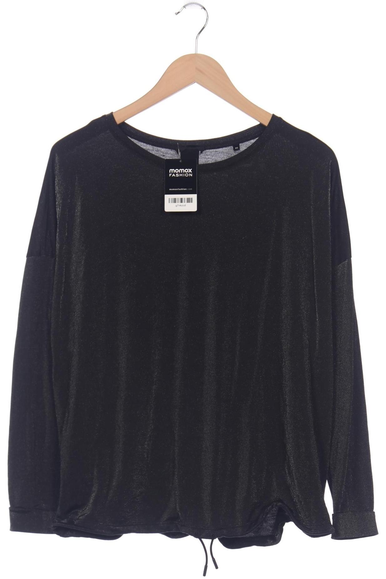 

Opus Damen Langarmshirt, schwarz, Gr. 40