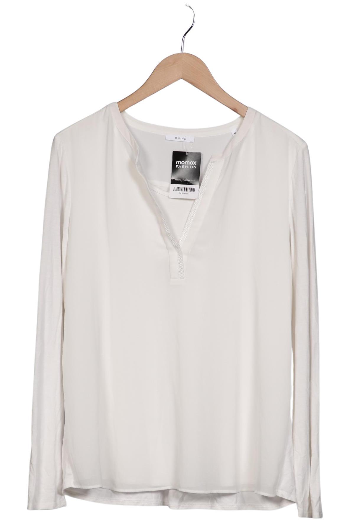 

Opus Damen Langarmshirt, weiß, Gr. 42