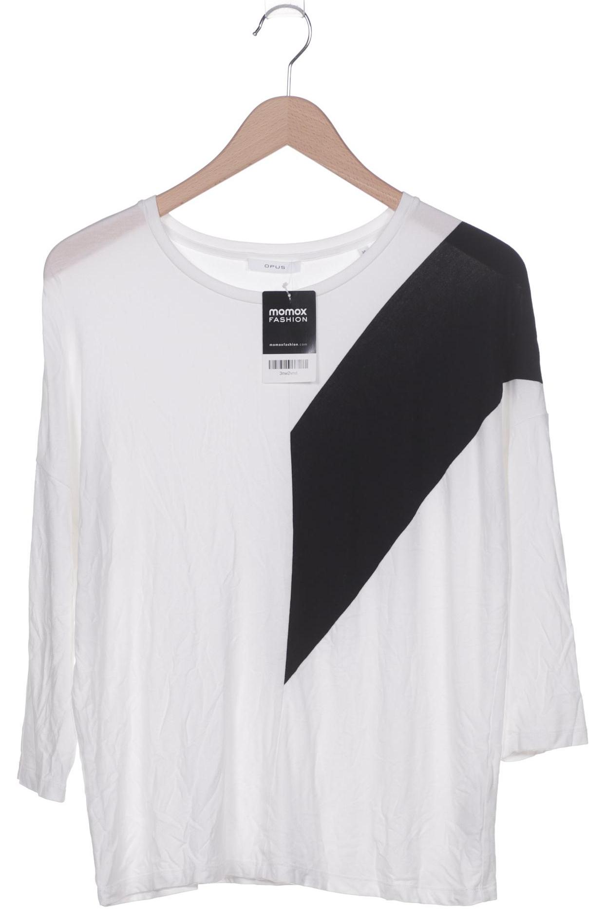 

Opus Damen Langarmshirt, weiß, Gr. 38