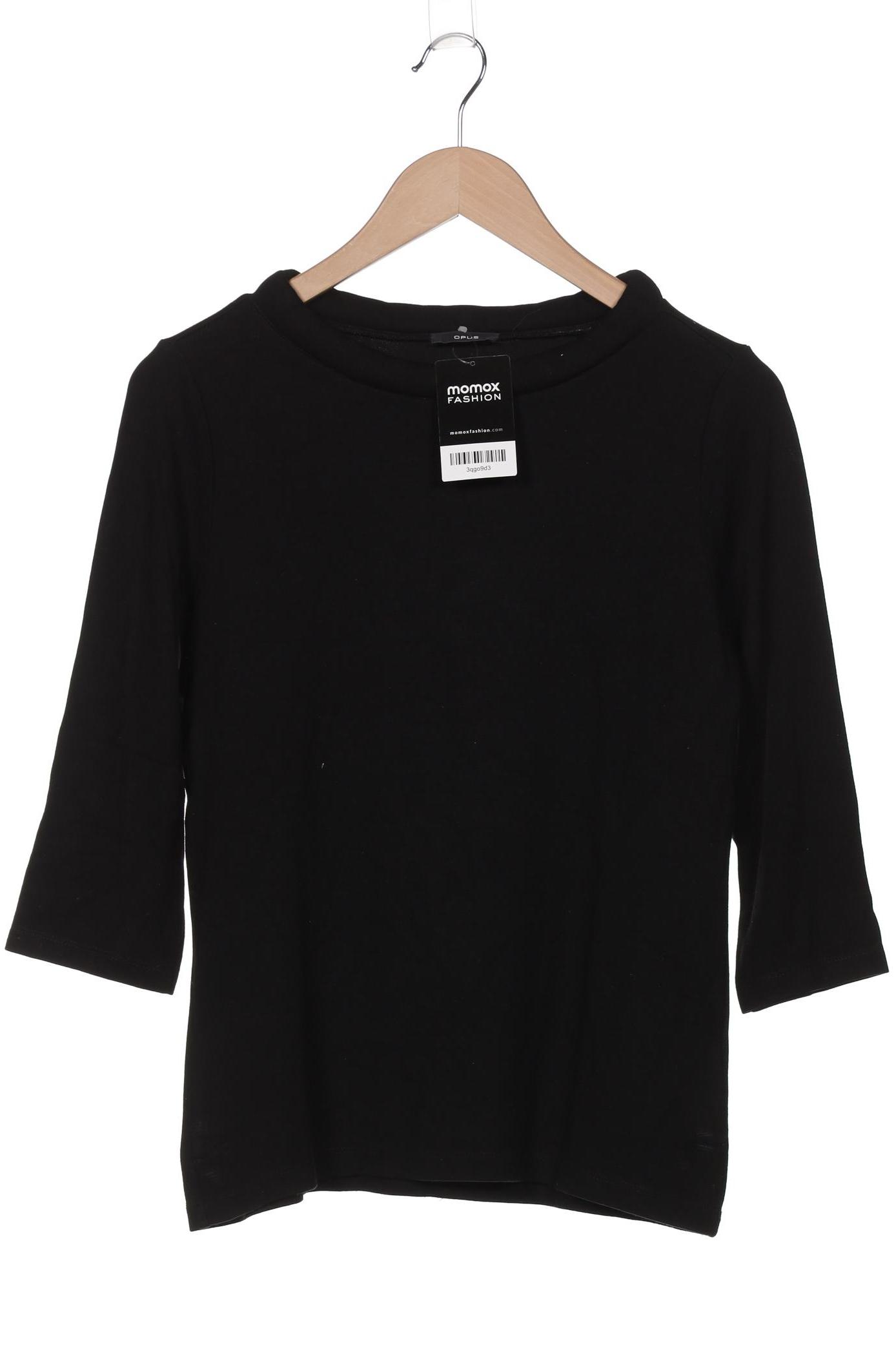 

Opus Damen Langarmshirt, schwarz, Gr. 36