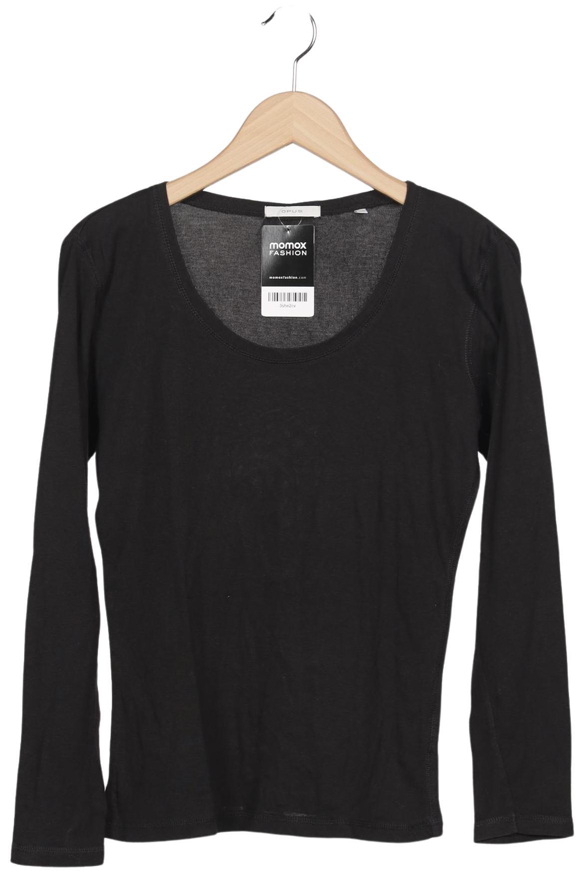 

Opus Damen Langarmshirt, schwarz, Gr. 40