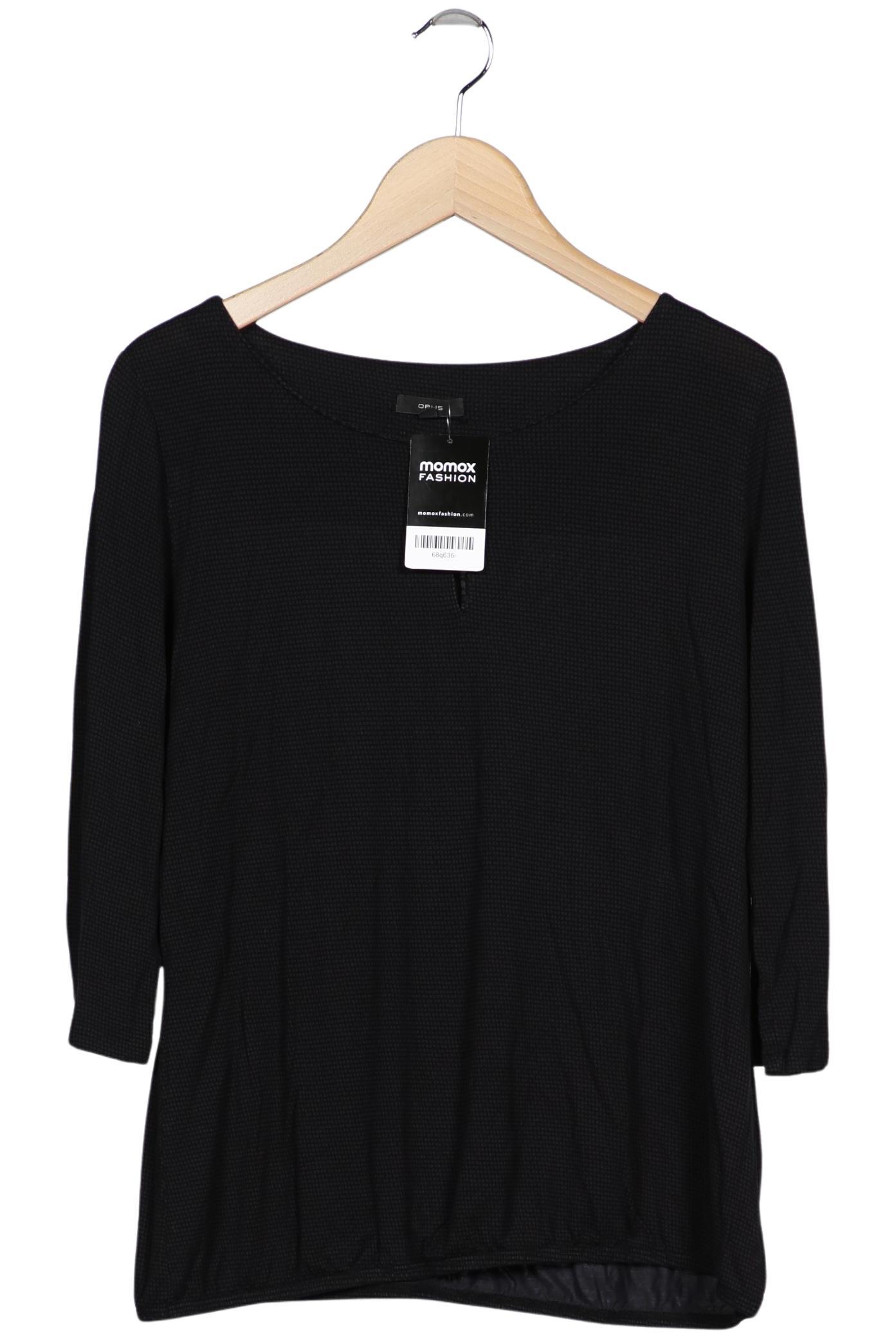 

Opus Damen Langarmshirt, schwarz, Gr. 40