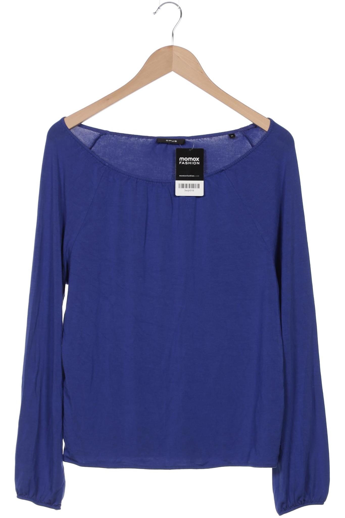 

Opus Damen Langarmshirt, blau, Gr. 36