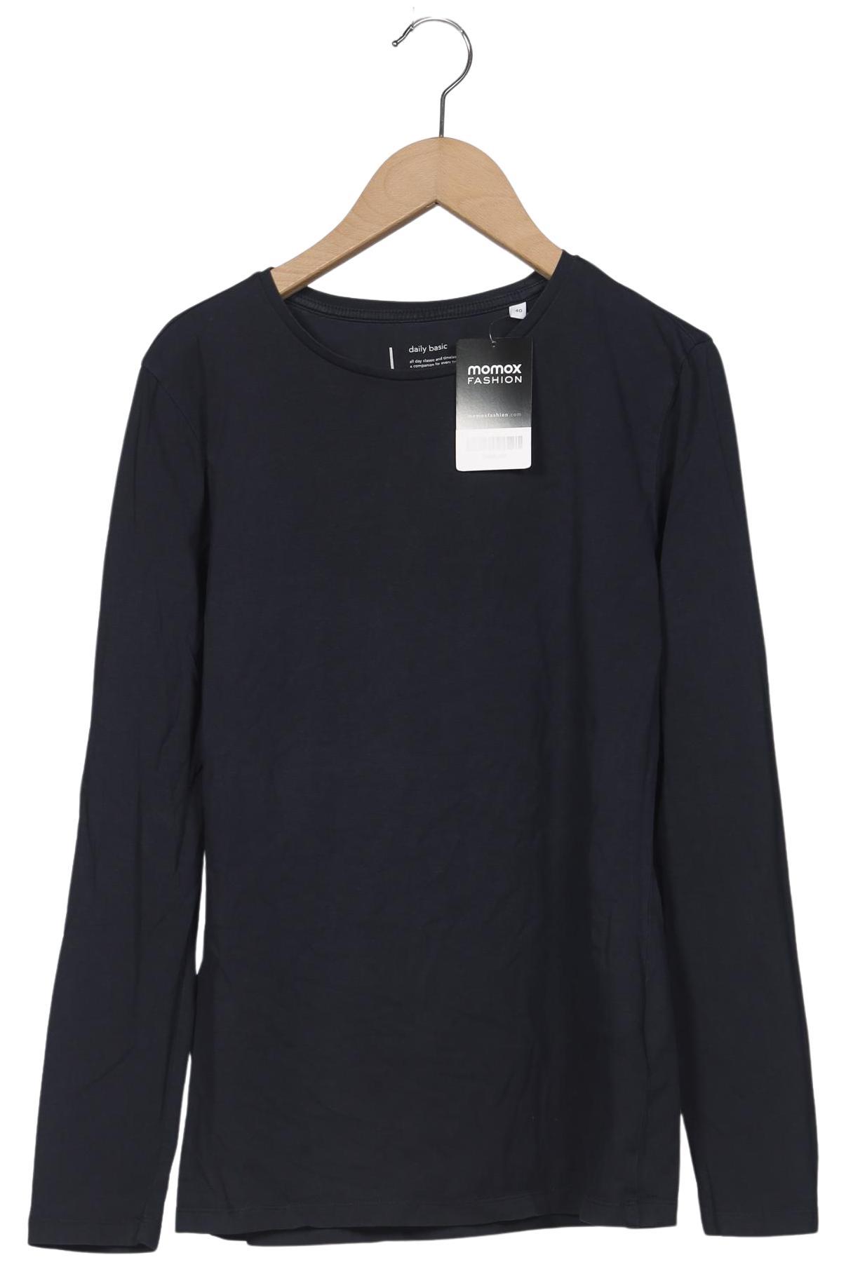 

Opus Damen Langarmshirt, marineblau, Gr. 40