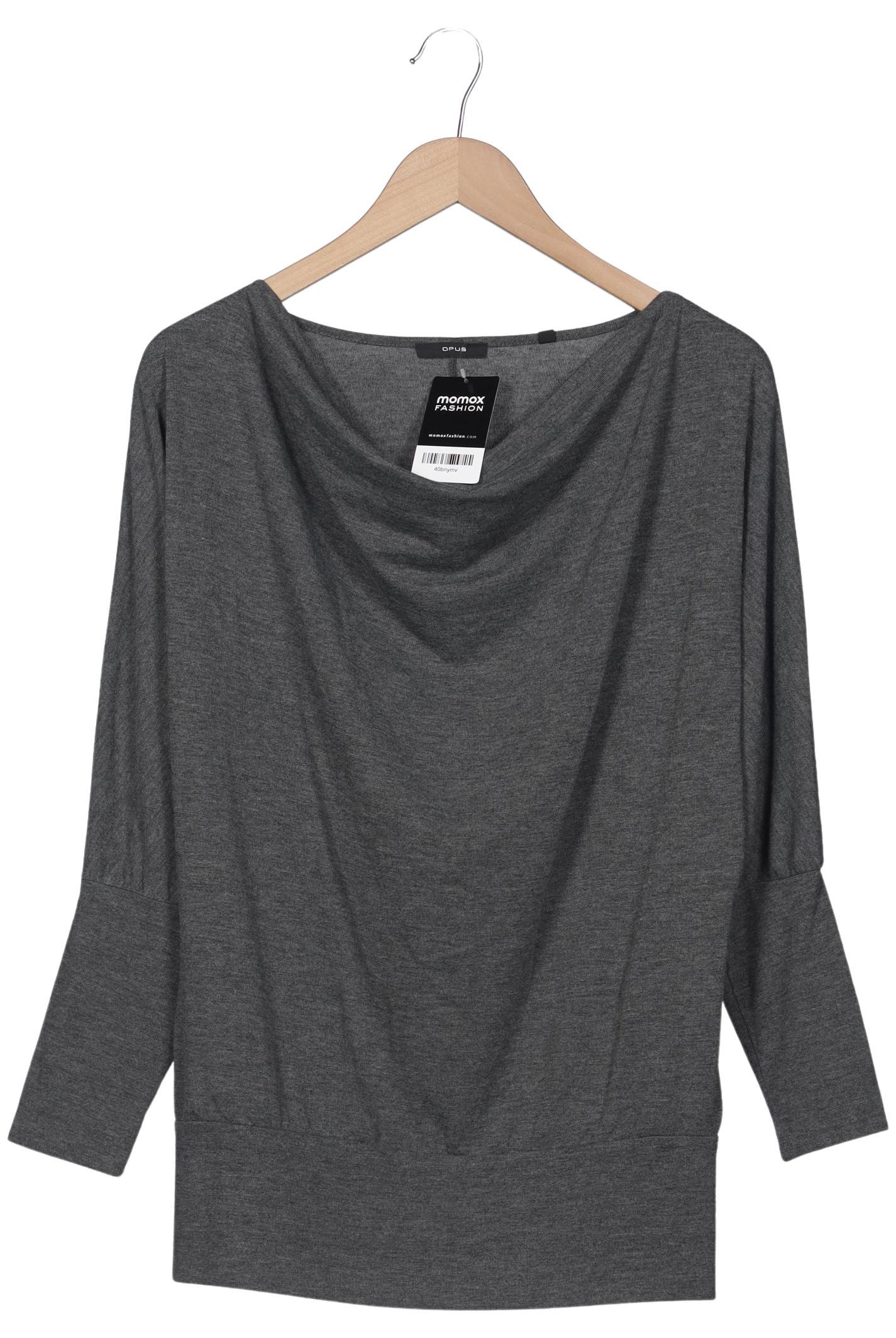 

Opus Damen Langarmshirt, grau, Gr. 40