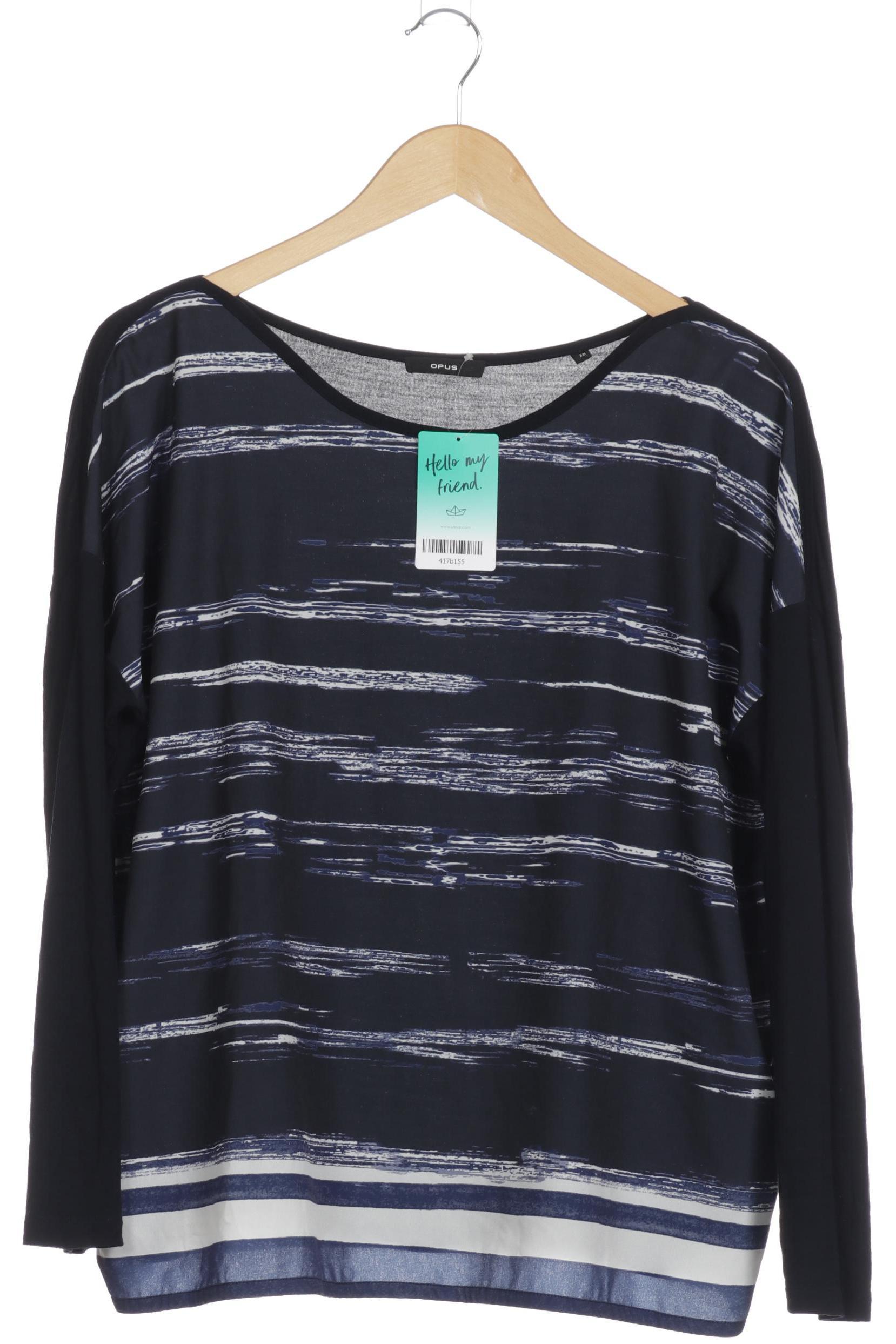 

Opus Damen Langarmshirt, blau, Gr. 38