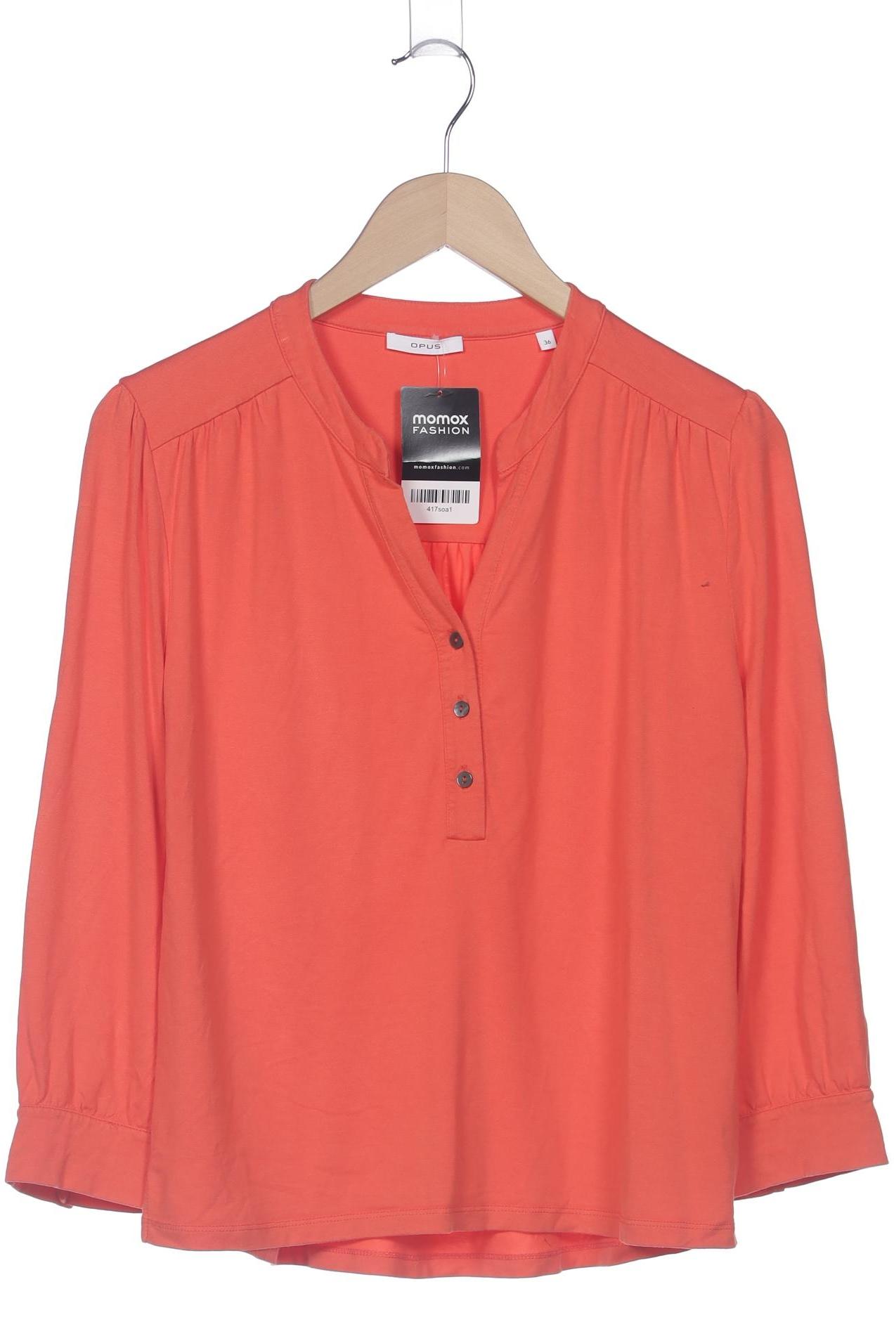 

Opus Damen Langarmshirt, orange, Gr. 36