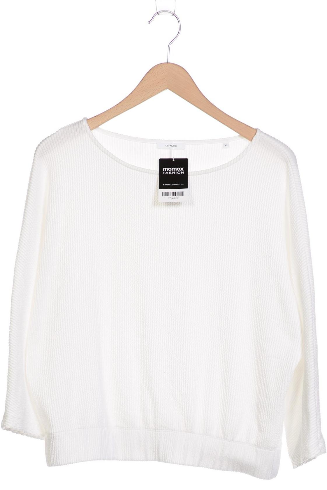 

Opus Damen Langarmshirt, weiß