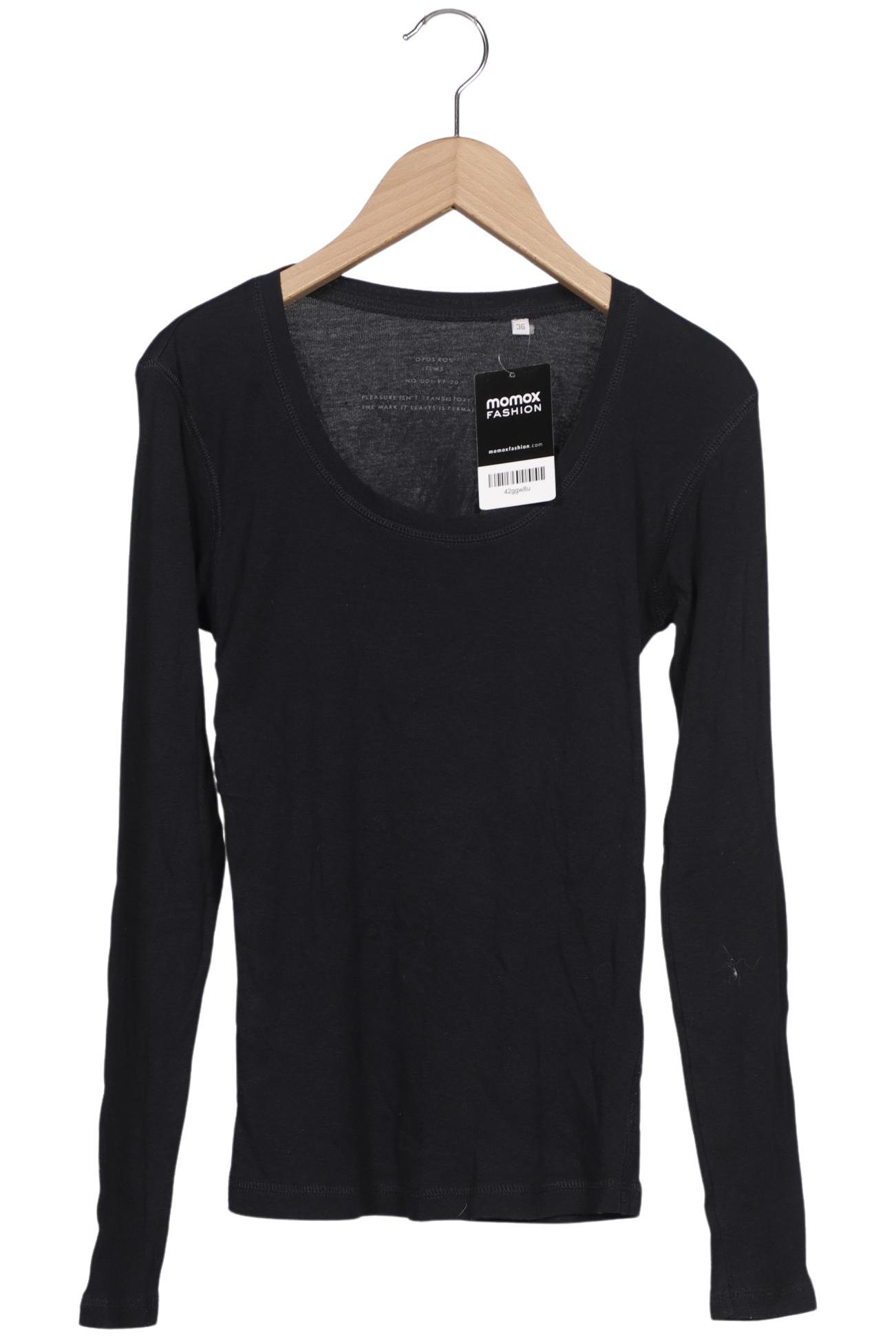 

Opus Damen Langarmshirt, marineblau, Gr. 36