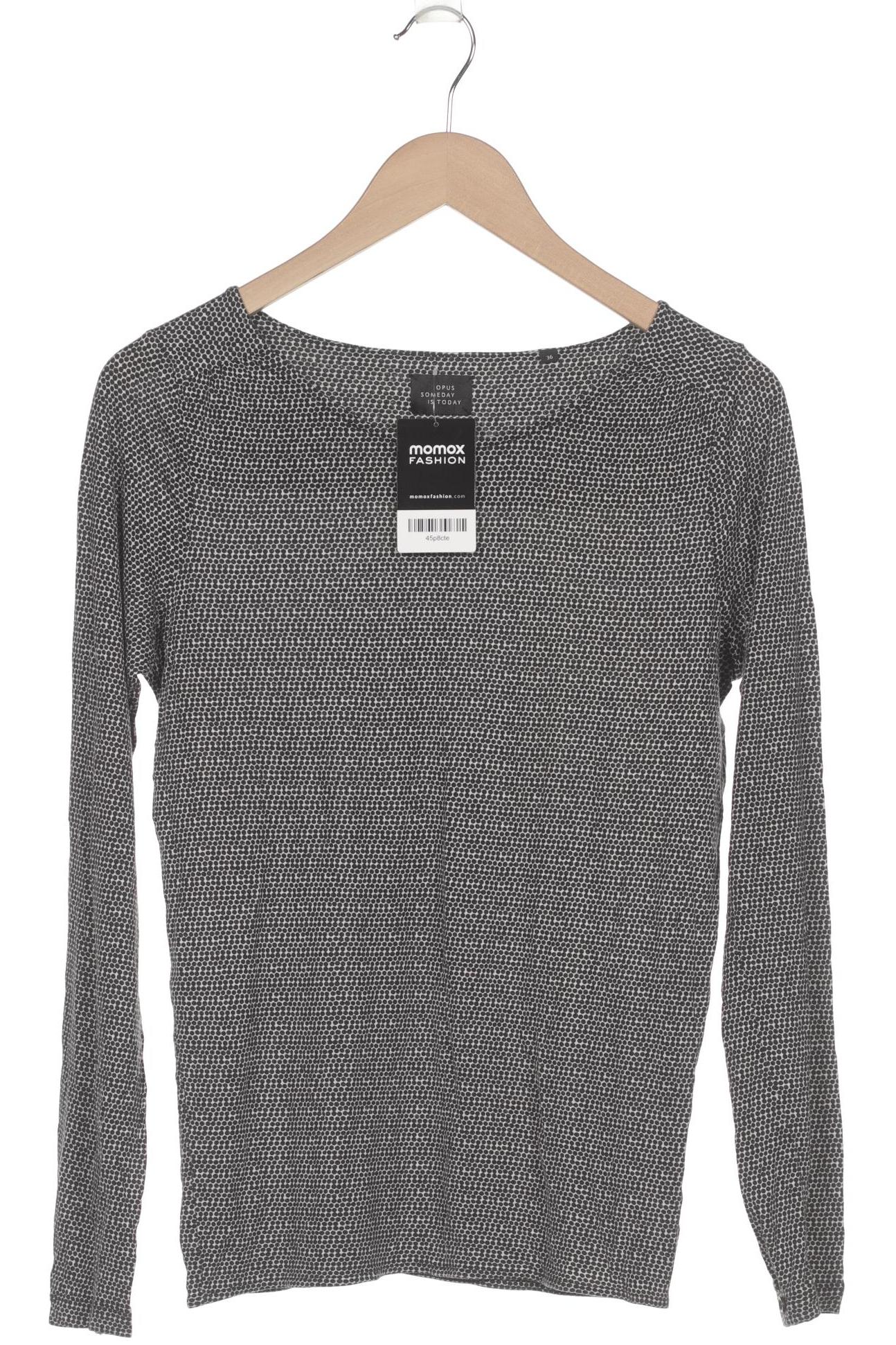 

Opus Damen Langarmshirt, schwarz, Gr. 36