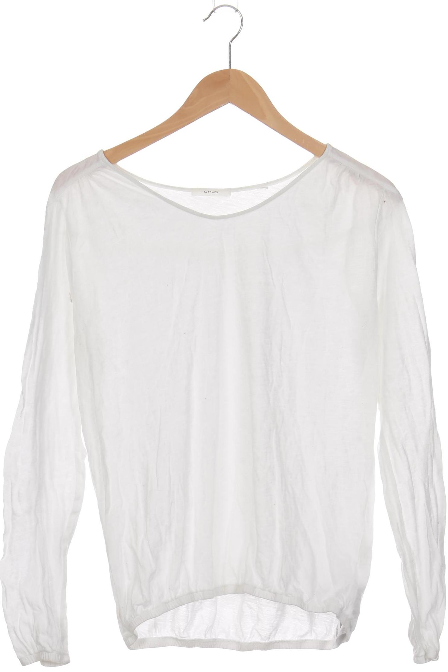 

Opus Damen Langarmshirt, weiß, Gr. 40