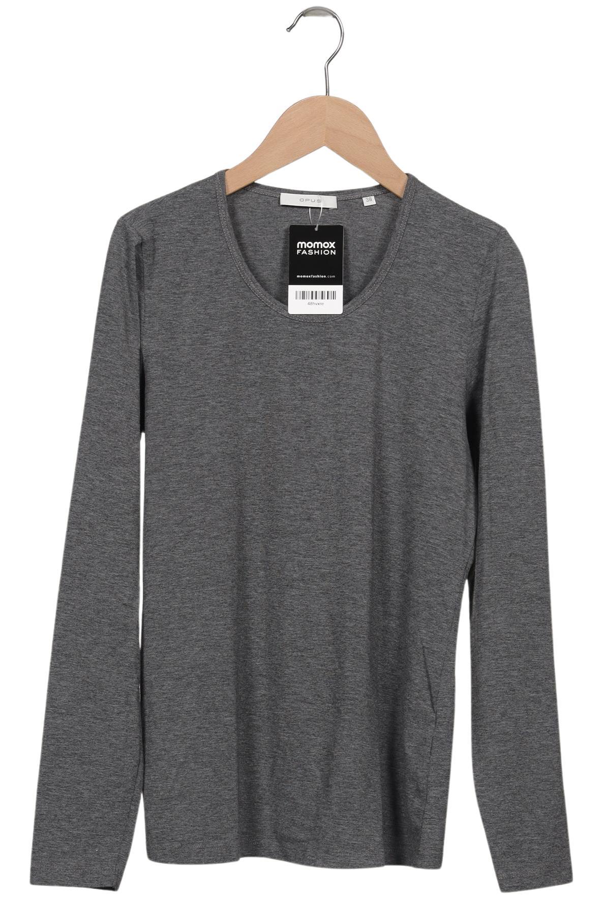 

Opus Damen Langarmshirt, grau, Gr. 38