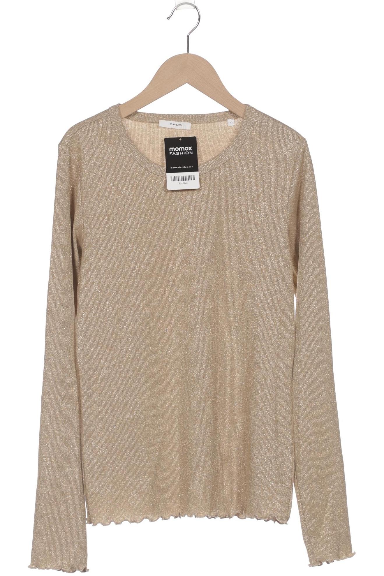 

Opus Damen Langarmshirt, beige, Gr. 40