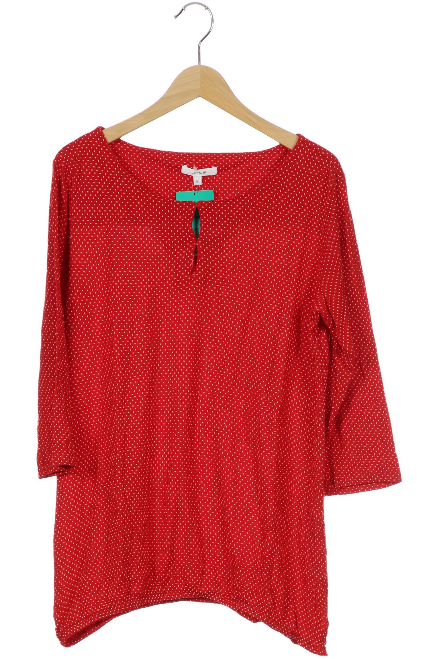 

Opus Damen Langarmshirt, rot, Gr. 40