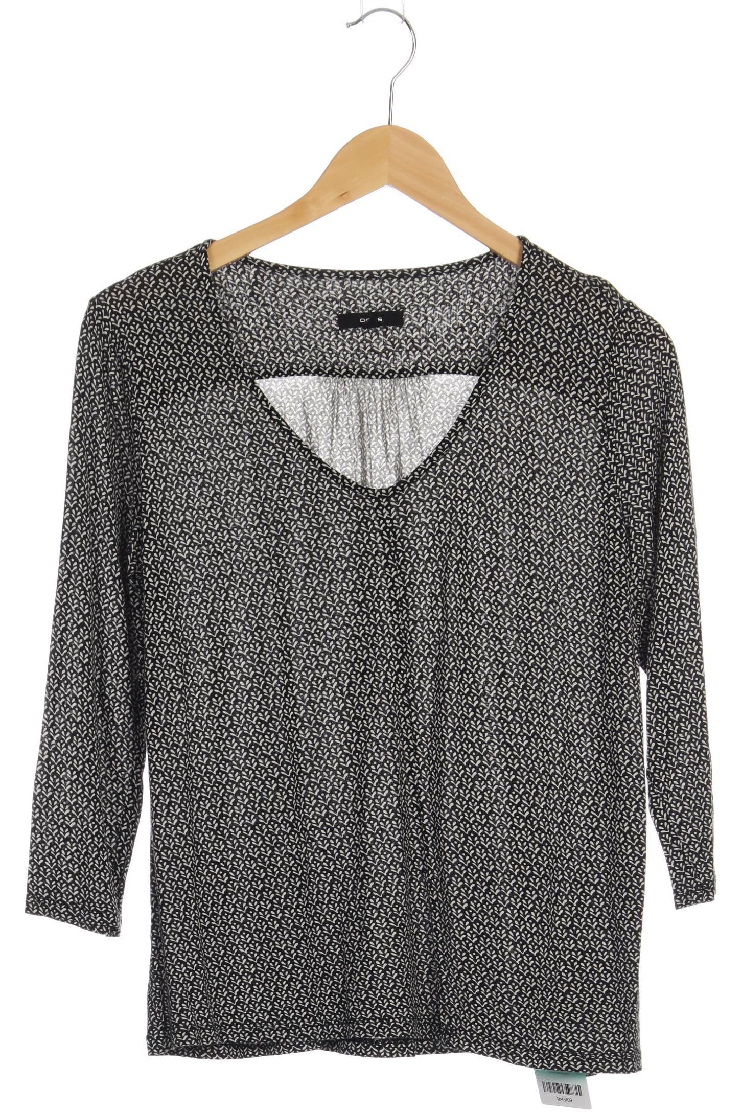 

Opus Damen Langarmshirt, schwarz, Gr. 42