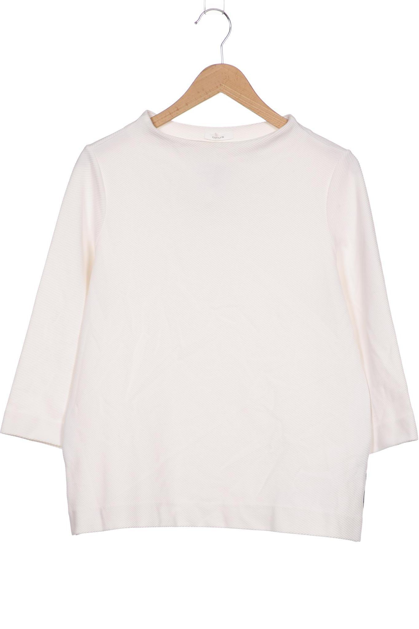 

Opus Damen Langarmshirt, weiß, Gr. 40