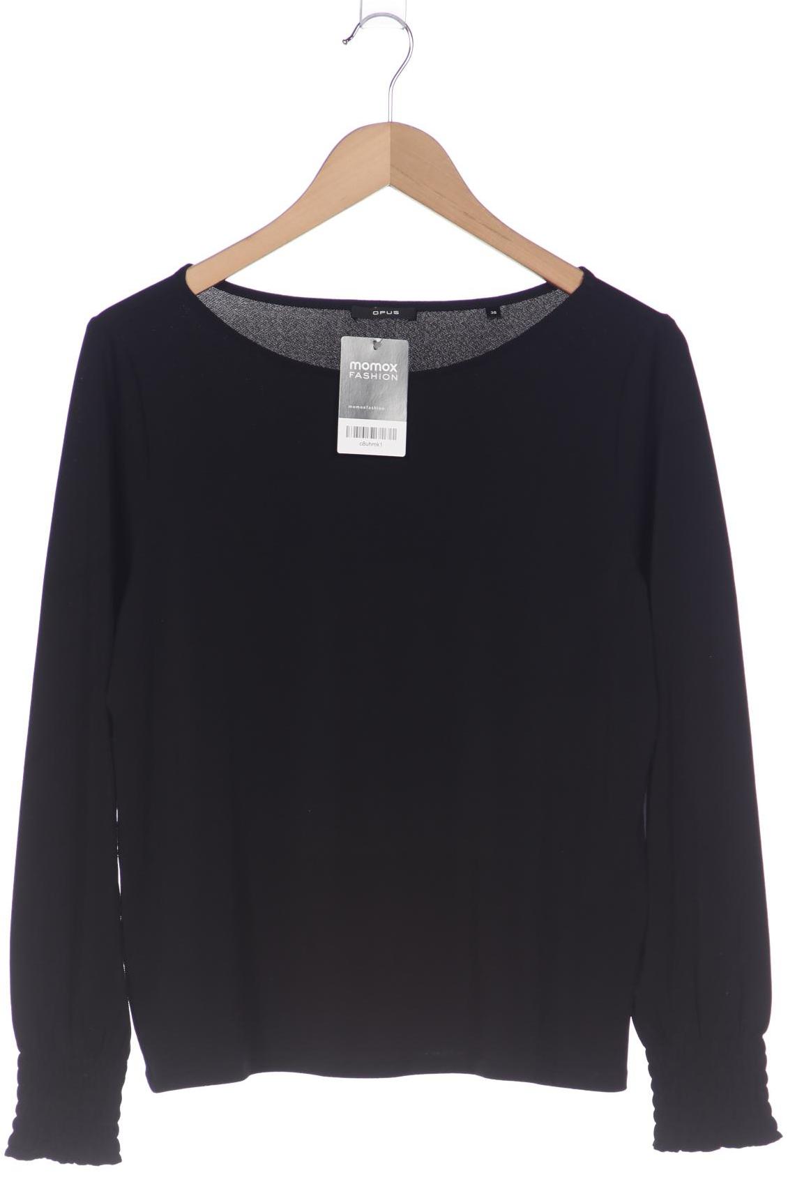 

Opus Damen Langarmshirt, schwarz, Gr. 38