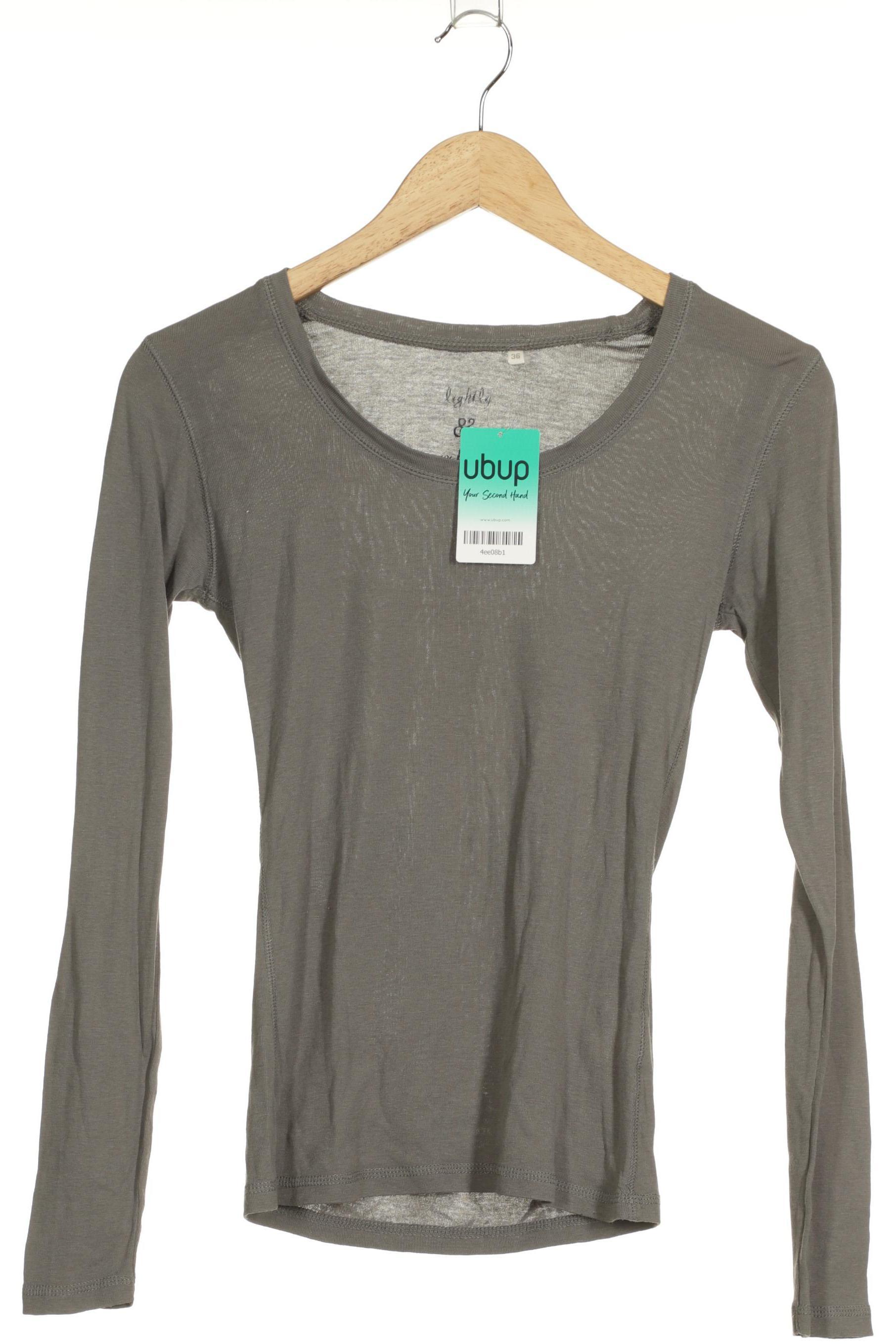 

Opus Damen Langarmshirt, grau, Gr. 36