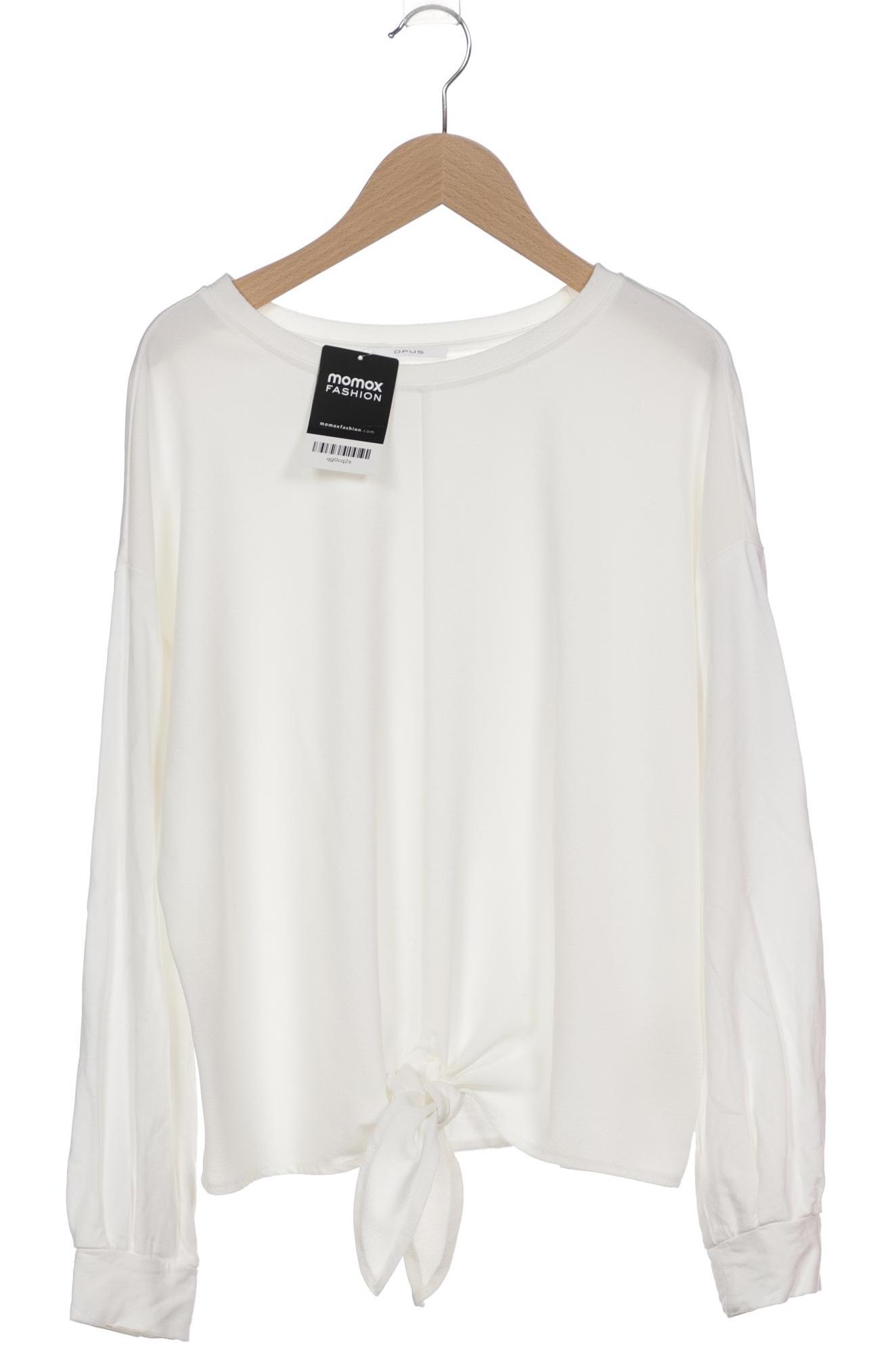 

Opus Damen Langarmshirt, weiß, Gr. 38