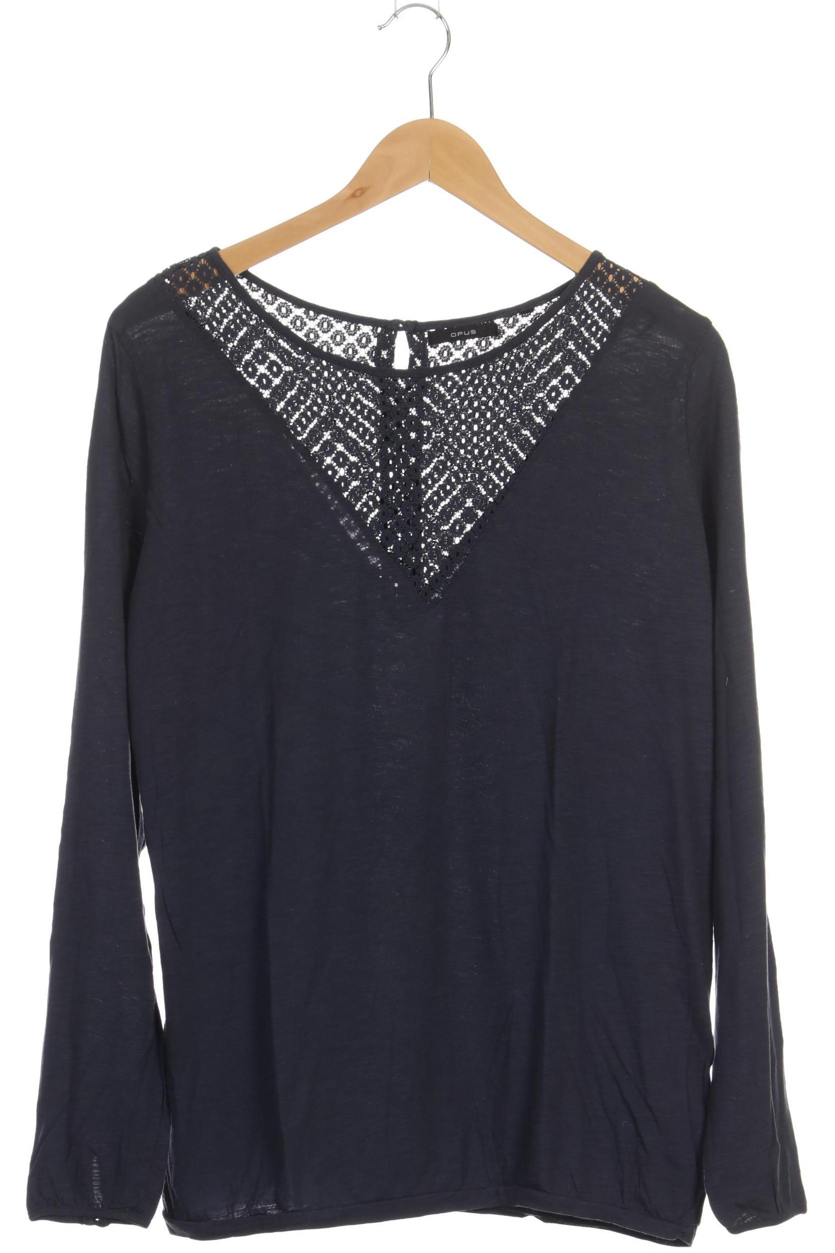 

Opus Damen Langarmshirt, blau, Gr. 42