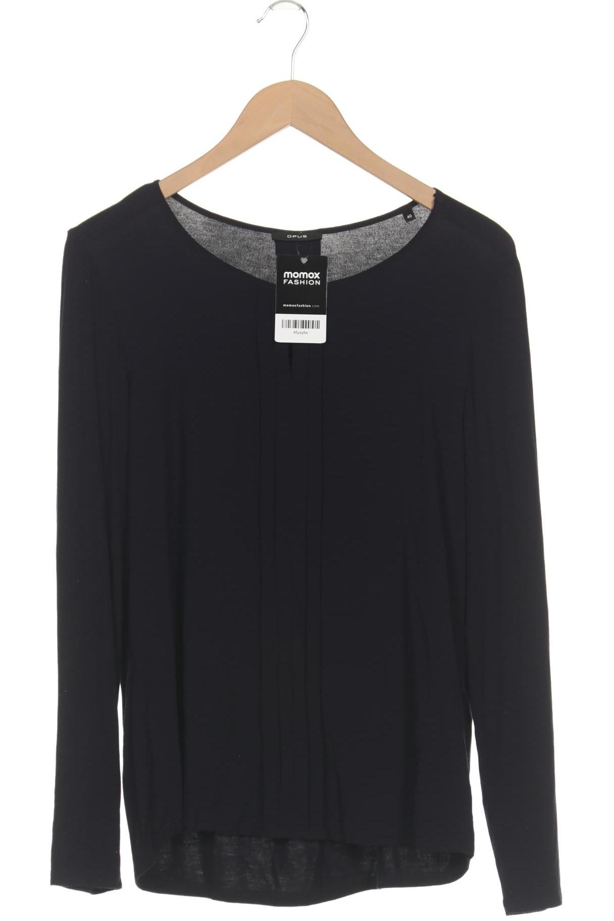 

Opus Damen Langarmshirt, marineblau, Gr. 40