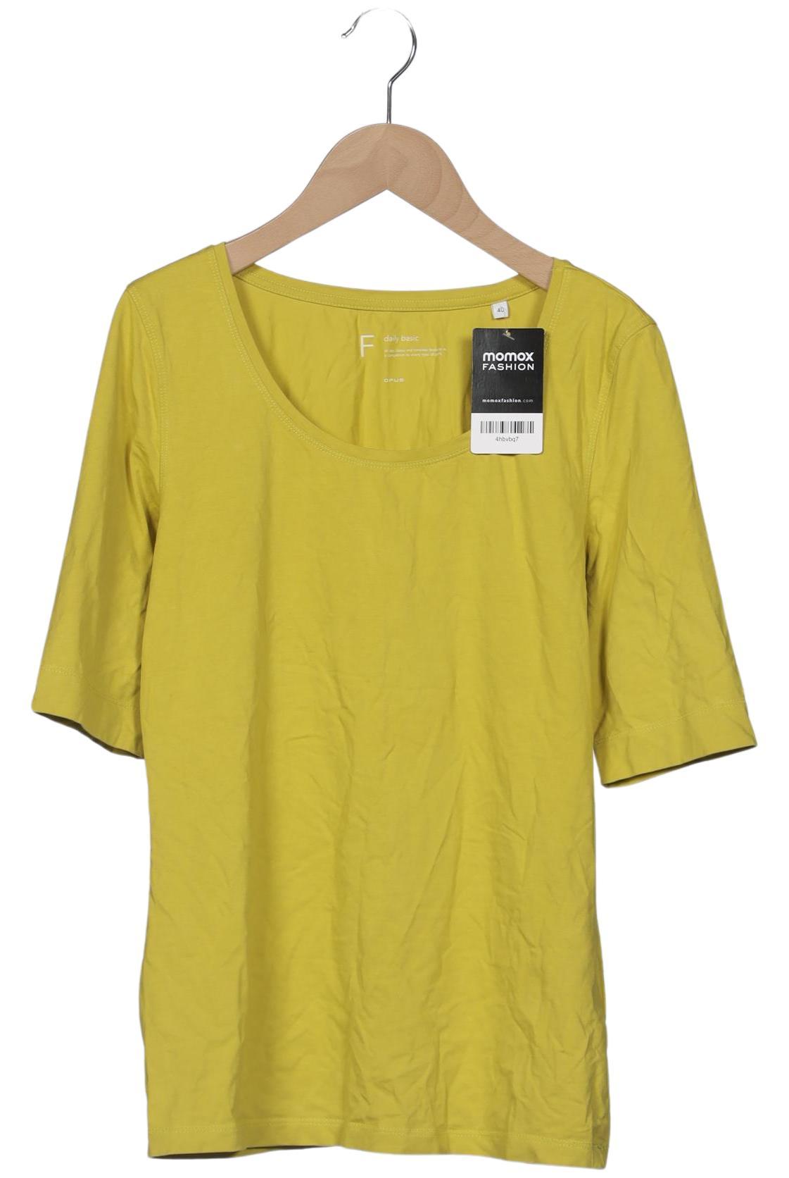 

Opus Damen Langarmshirt, gelb, Gr. 40