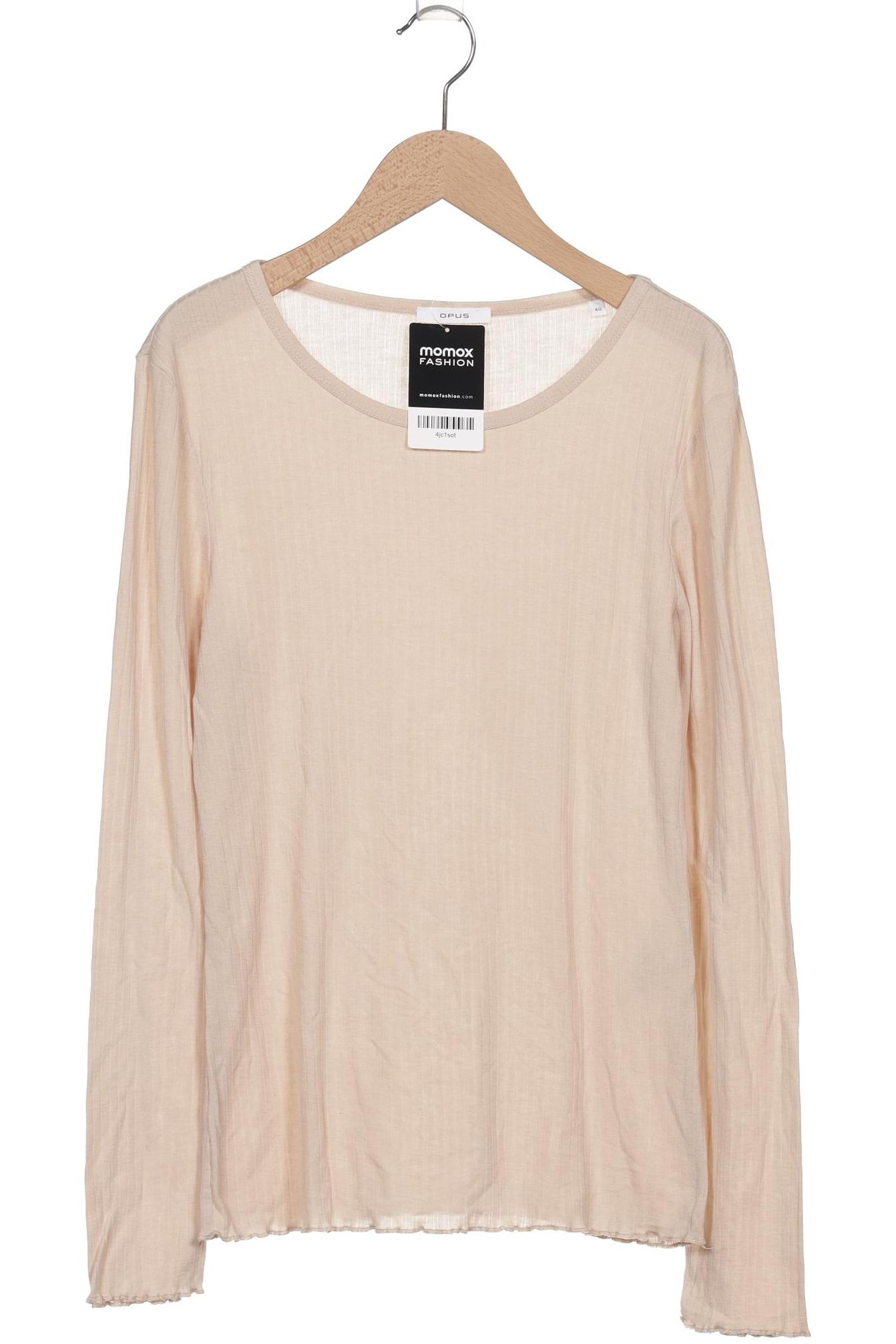 

Opus Damen Langarmshirt, beige, Gr. 40