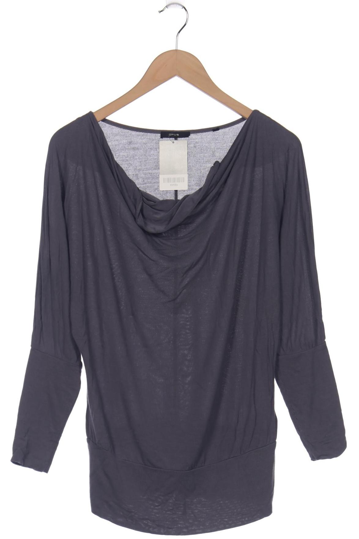 

Opus Damen Langarmshirt, grau, Gr. 36