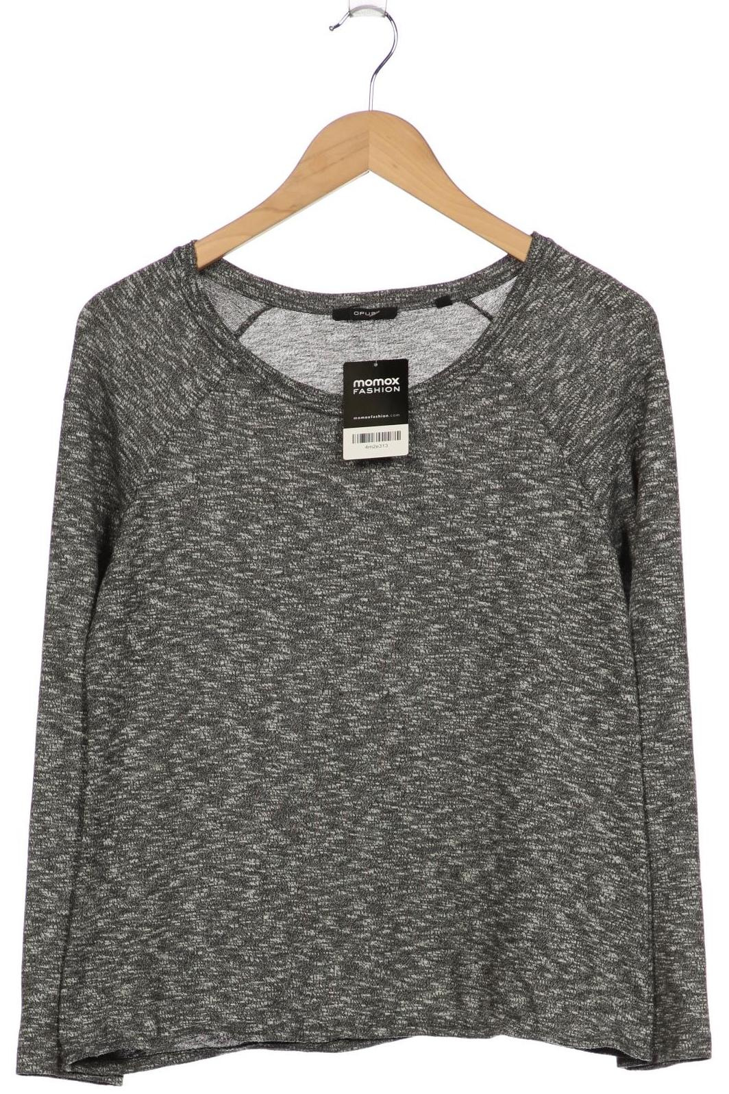 

Opus Damen Langarmshirt, grau, Gr. 36