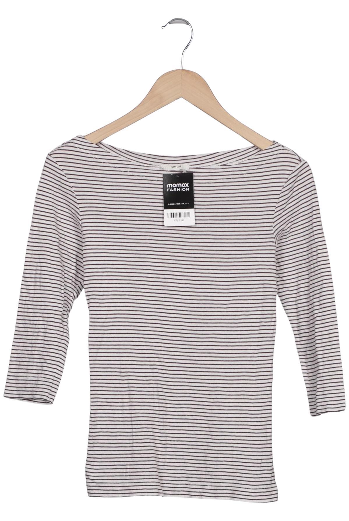 

Opus Damen Langarmshirt, weiß, Gr. 36