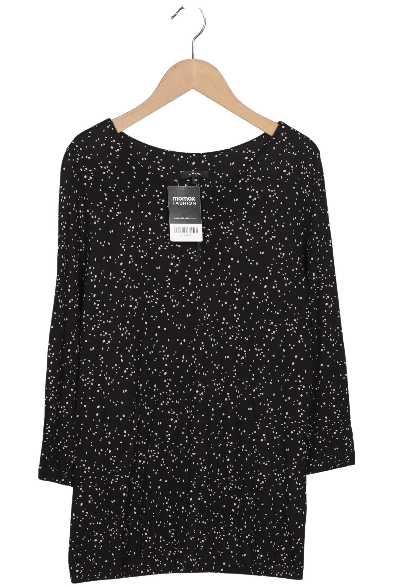 

Opus Damen Langarmshirt, schwarz, Gr. 36